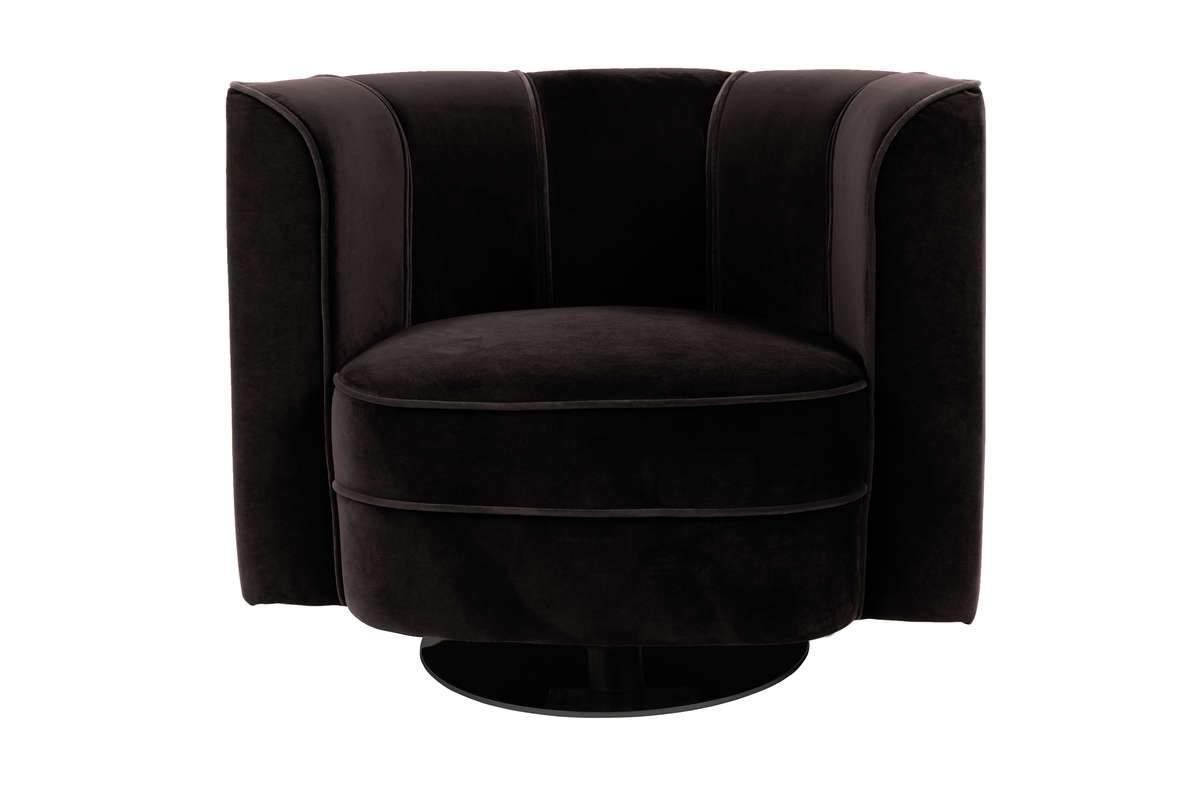 Fotel FLOWER czarny Dutchbone Eye on Design