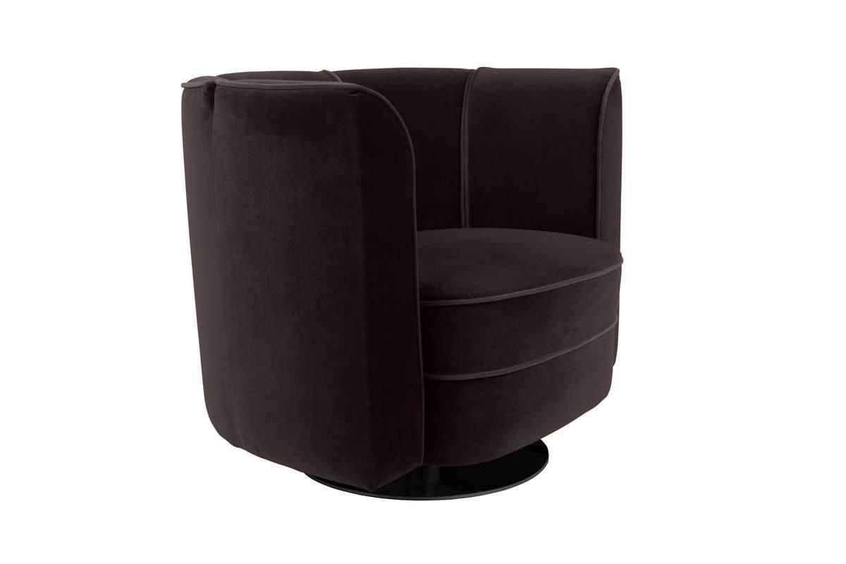 Fotel FLOWER czarny Dutchbone Eye on Design