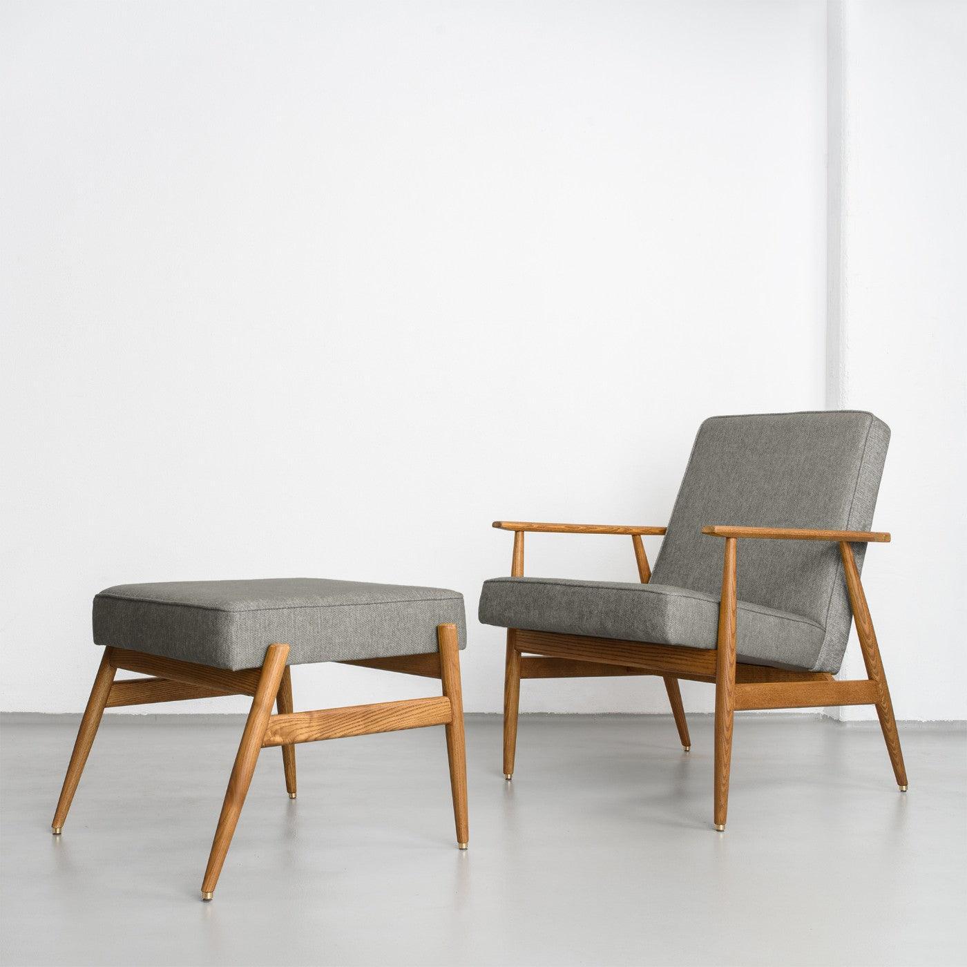 Fotel FOX żółty w tkaninie Coco Mustard 366 concept Eye on Design