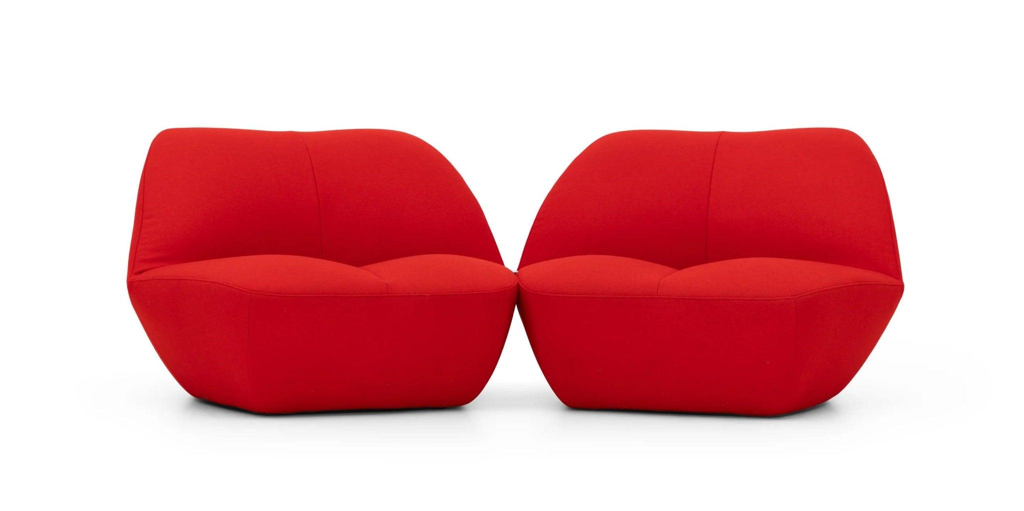 Fotel KISSS tapicerowany Moooi Eye on Design