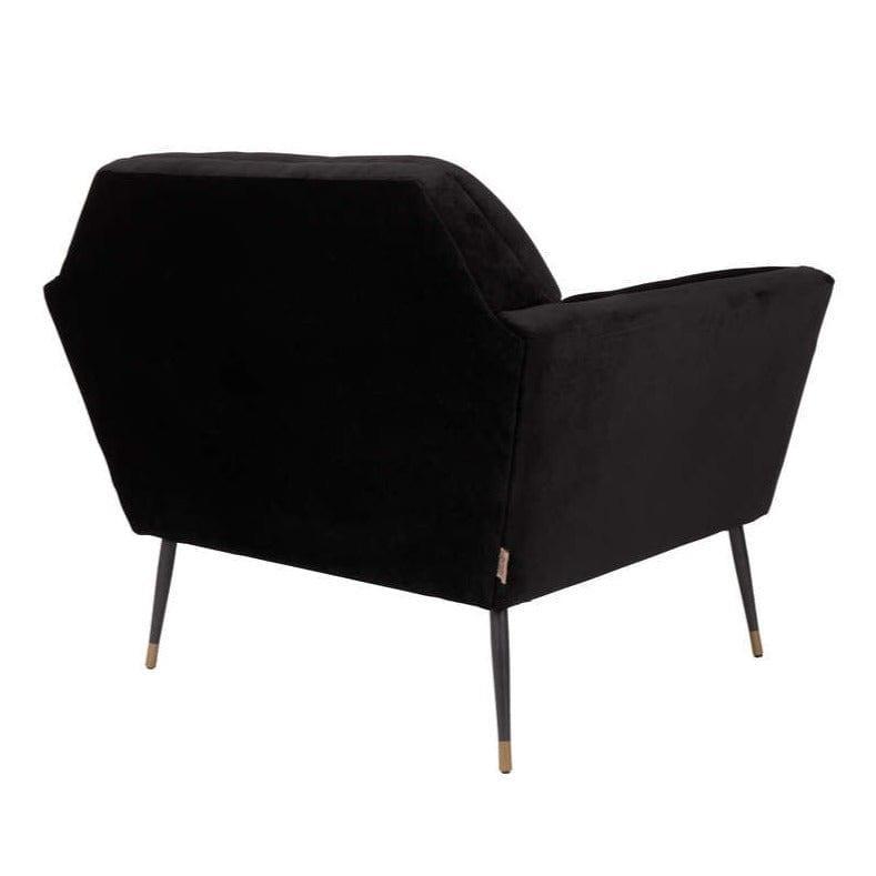 Fotel lounge KATE czarny Dutchbone Eye on Design