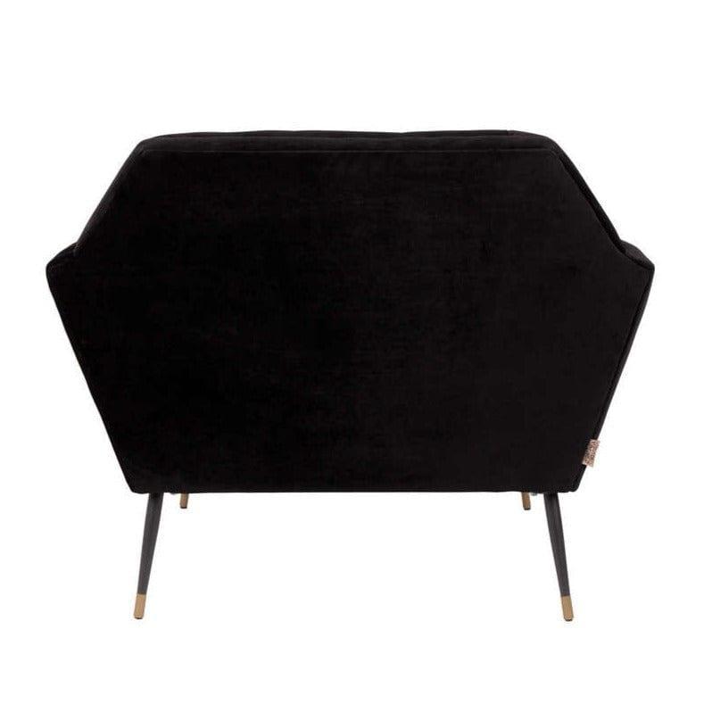 Fotel lounge KATE czarny Dutchbone Eye on Design