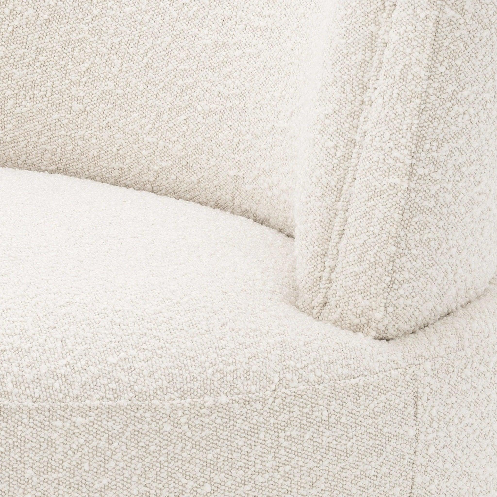 Fotel obrotowy ALONSO kremowy boucle Eichholtz Eye on Design