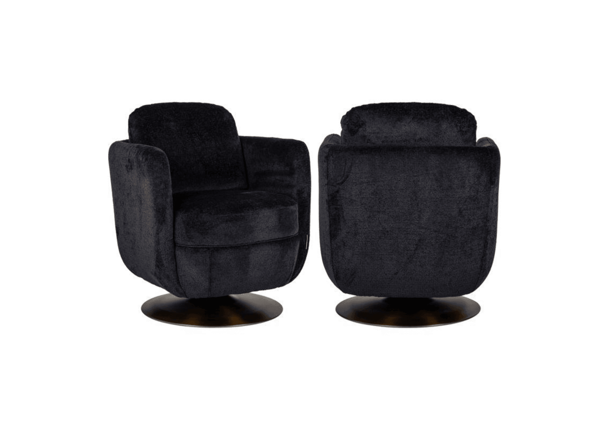 Fotel obrotowy TURNER czarny Richmond Interiors Eye on Design