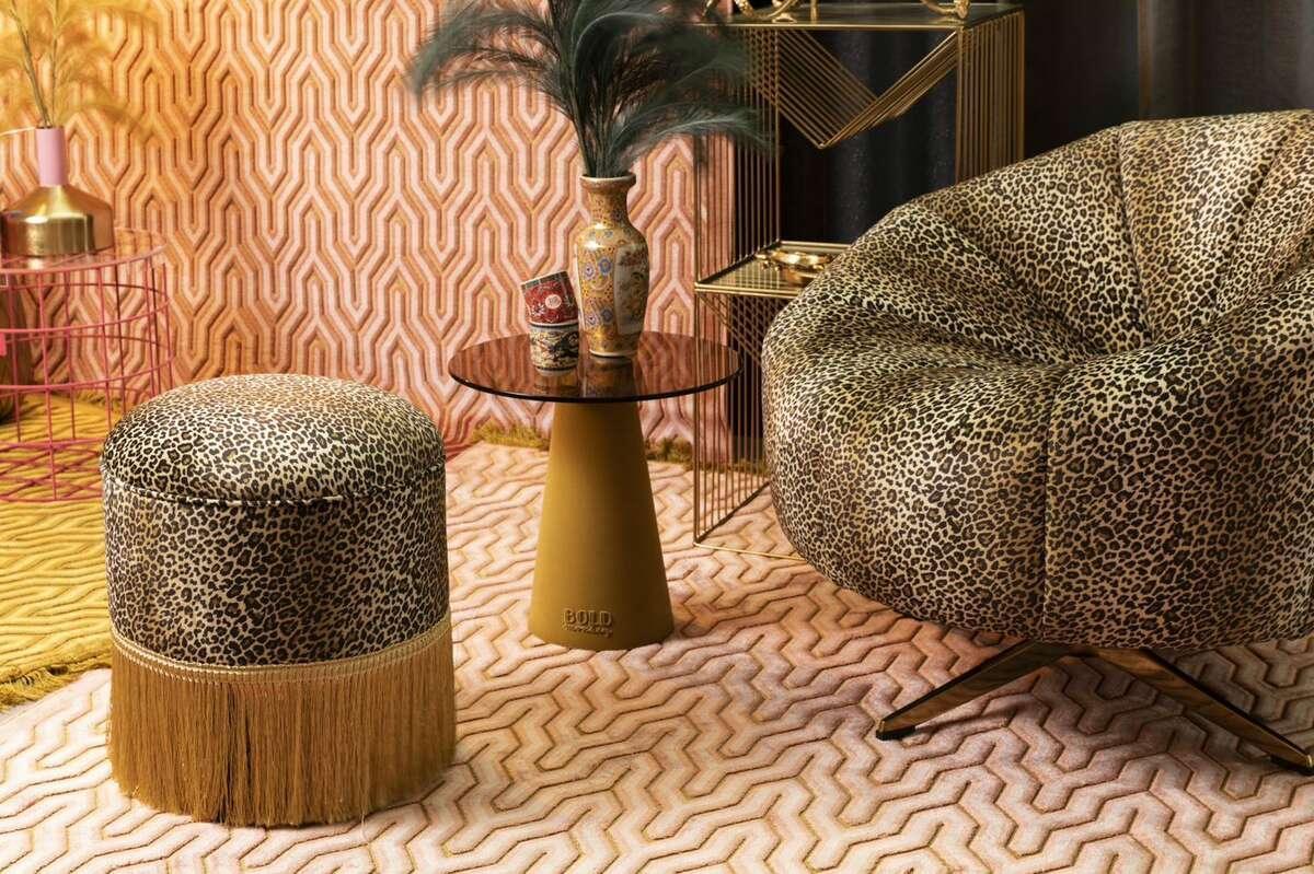 Fotel WHERE THE SUN DOESN'T SHINE panterka - Poekspozycyjny Bold Monkey Eye on Design