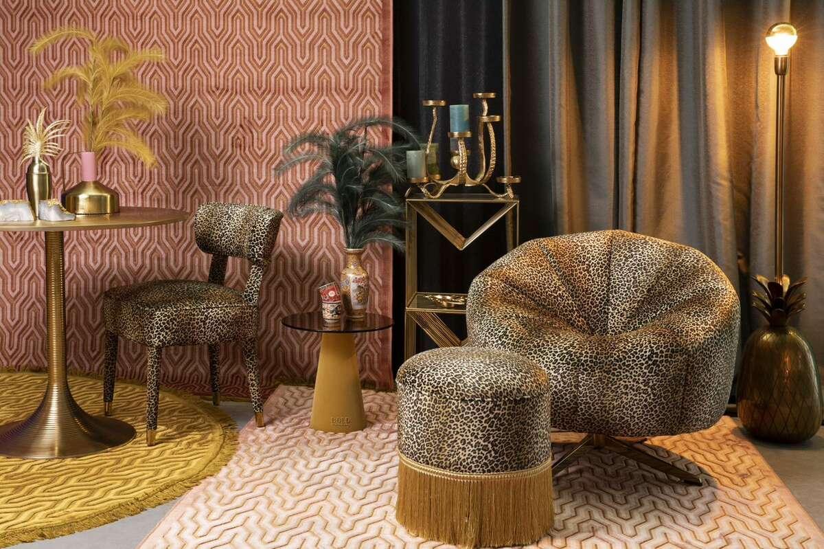 Fotel WHERE THE SUN DOESN'T SHINE panterka - Poekspozycyjny Bold Monkey Eye on Design