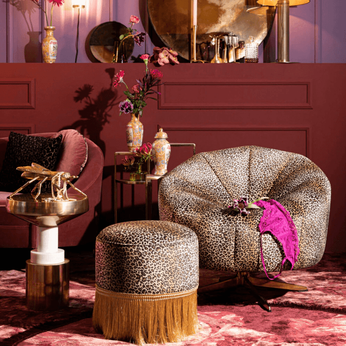 Fotel WHERE THE SUN DOESN'T SHINE panterka - Poekspozycyjny Bold Monkey Eye on Design