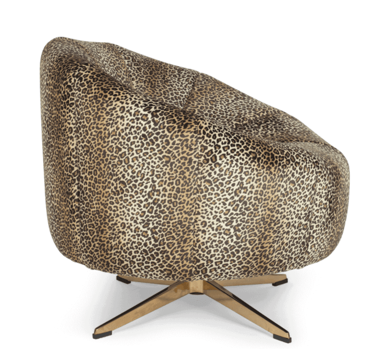 Fotel WHERE THE SUN DOESN'T SHINE panterka - Poekspozycyjny Bold Monkey Eye on Design