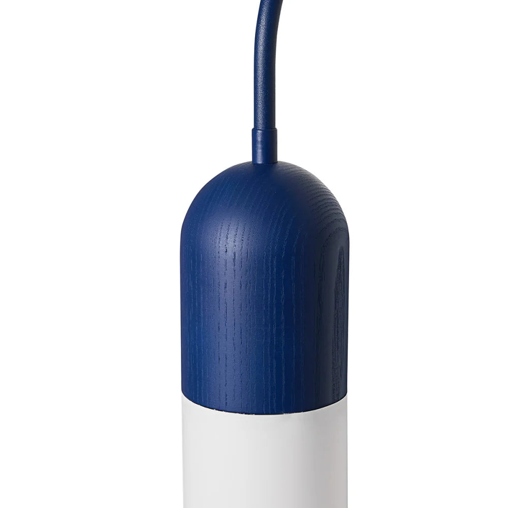 FUNSUI wall lamp in navy blue