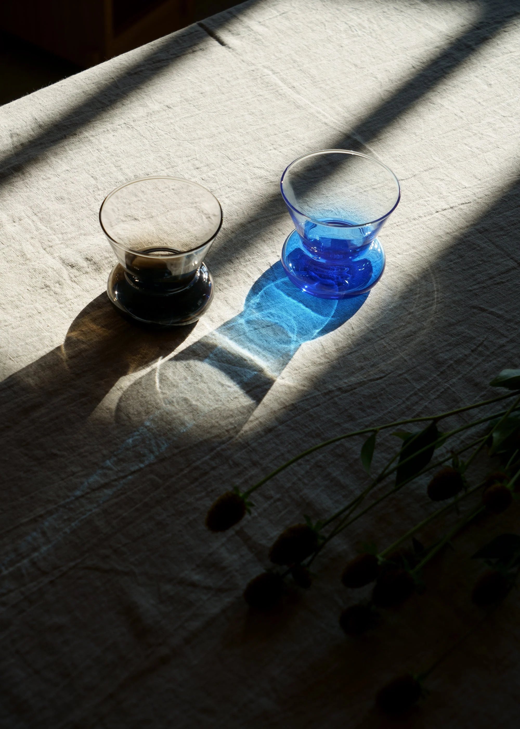 ORIO glass blue blown glass