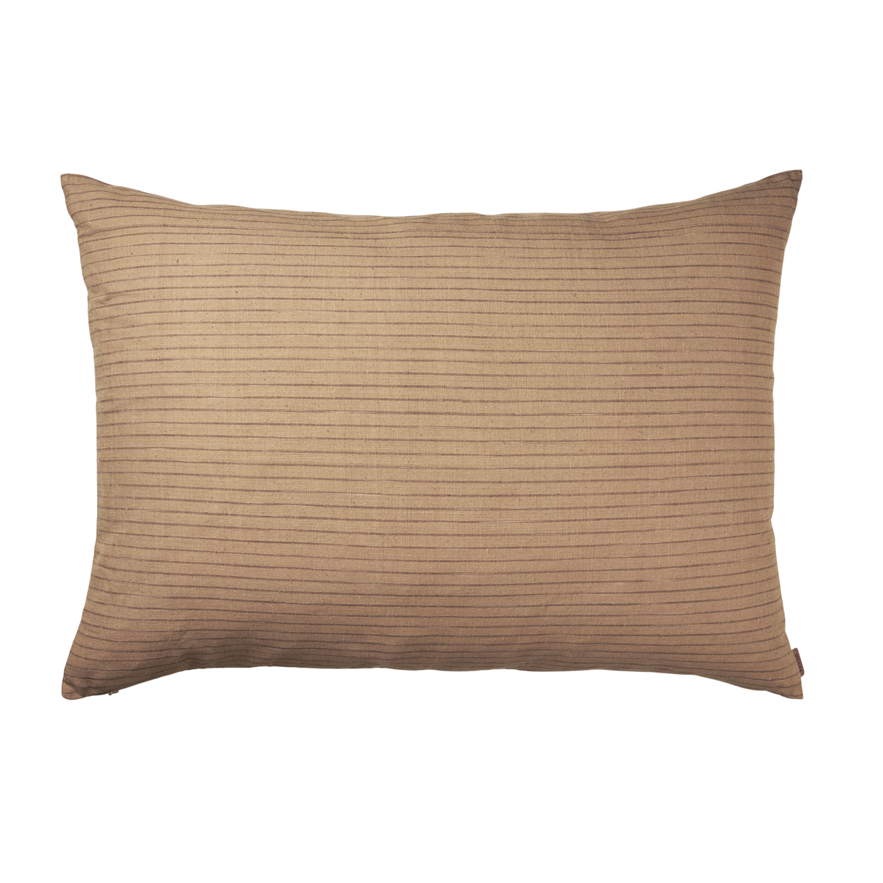 Decorative Pillow RECTANGLE COTTON LINES brown
