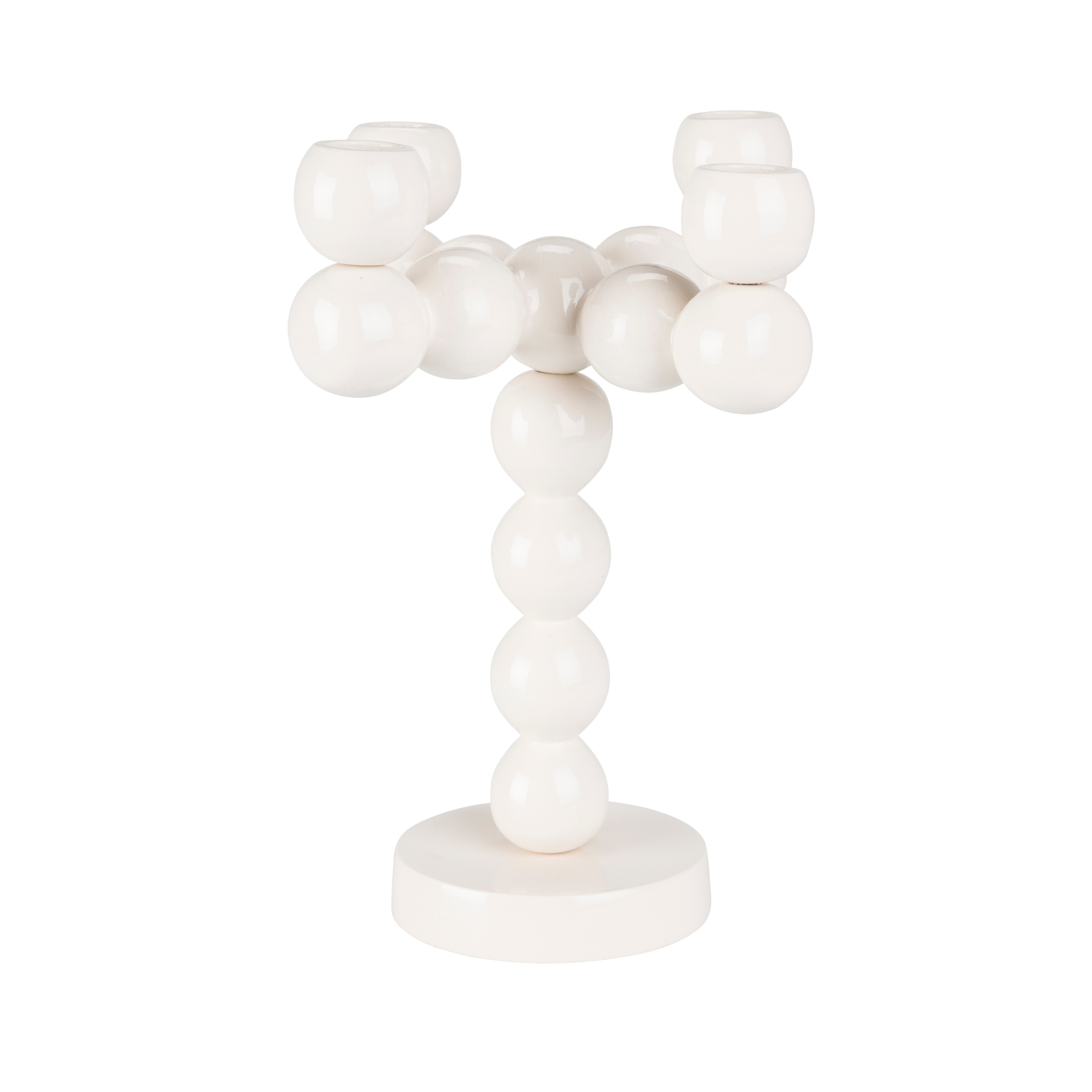 Kerzenhalter BUBBLES FOUR beige