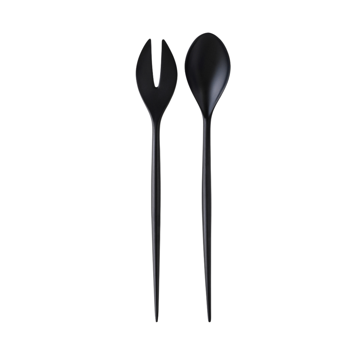 KRENIT Black Salad Cutlery