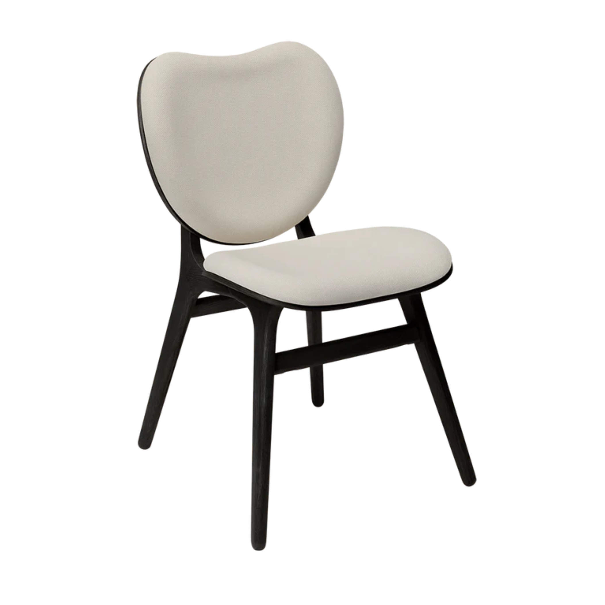 CONVERSATION chair sand with black oak base