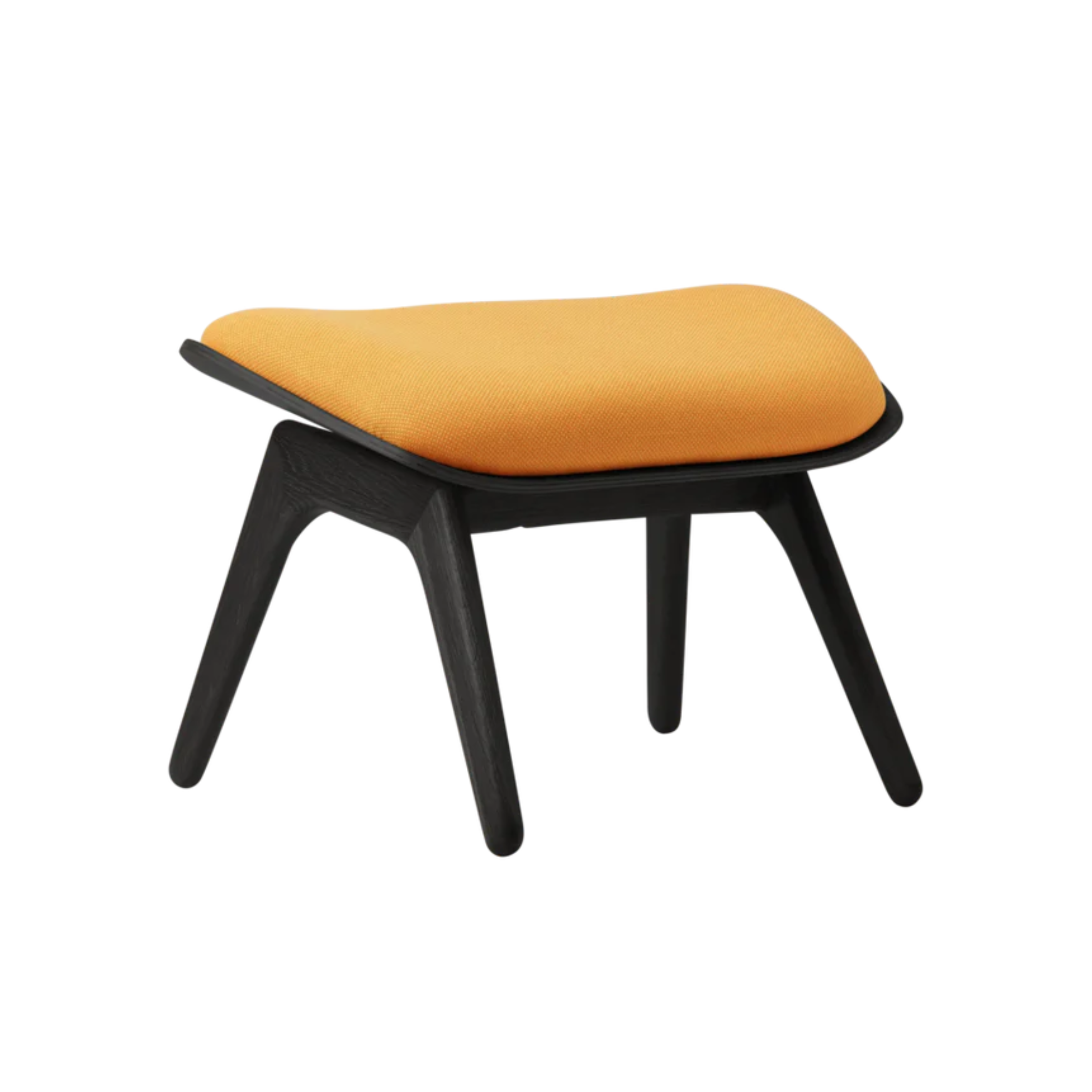 READER amber footrest with black base