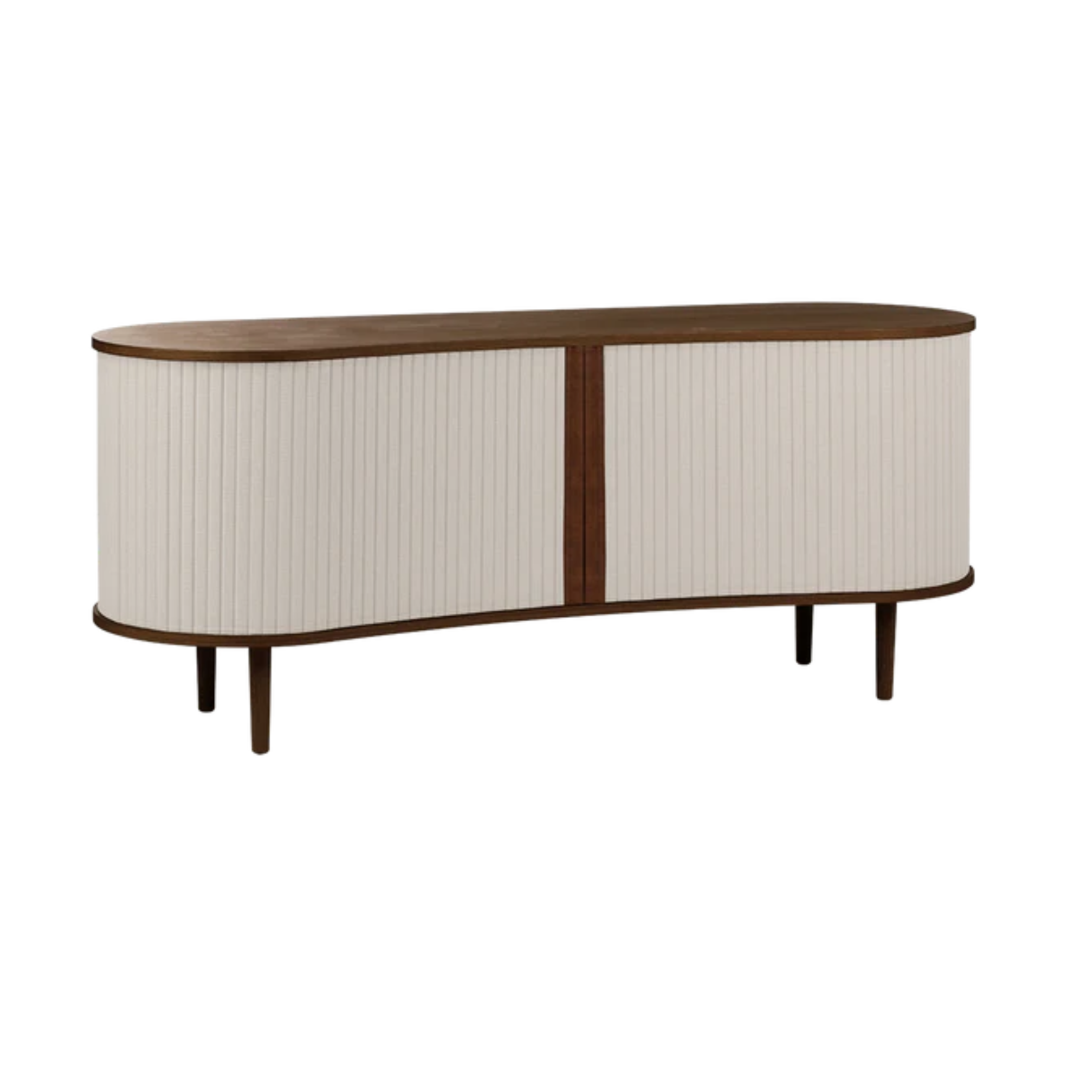 AUDACIOUS RTV Cabinet sandy with dark oak base