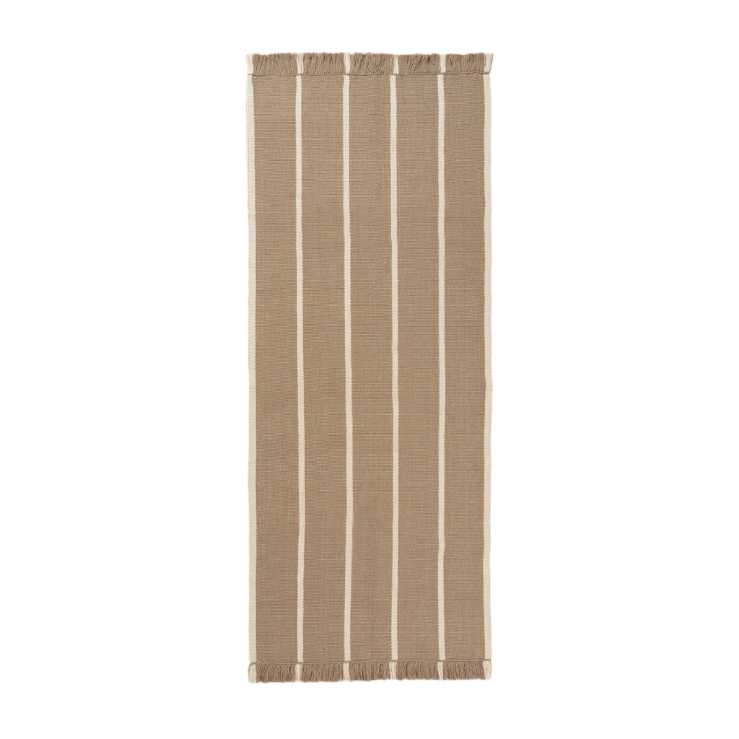 CALM KELIM Teppich Karamell mit Beige