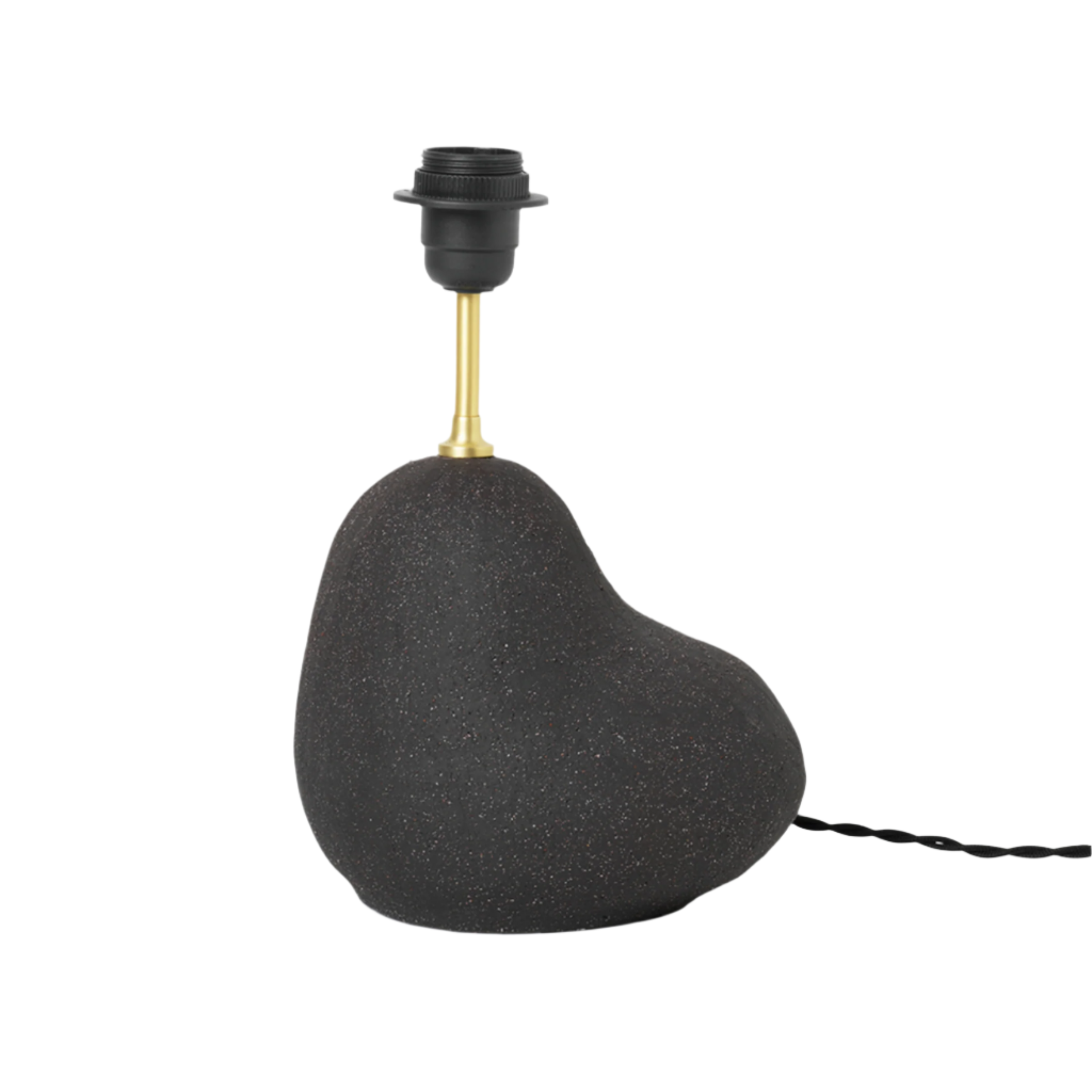 HEBE dark gray bedside lamp base