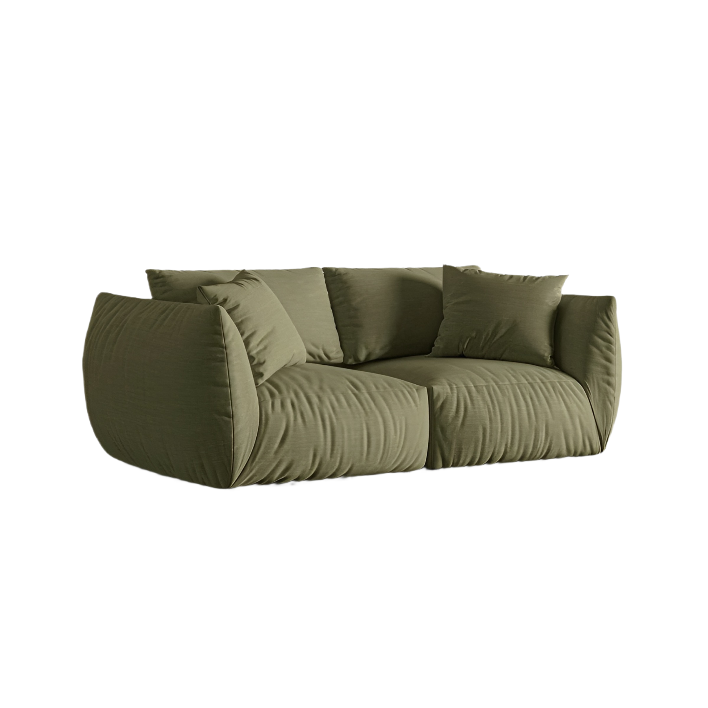 Sofa 3-Sitzer CHRIS hellgrüner Chenille