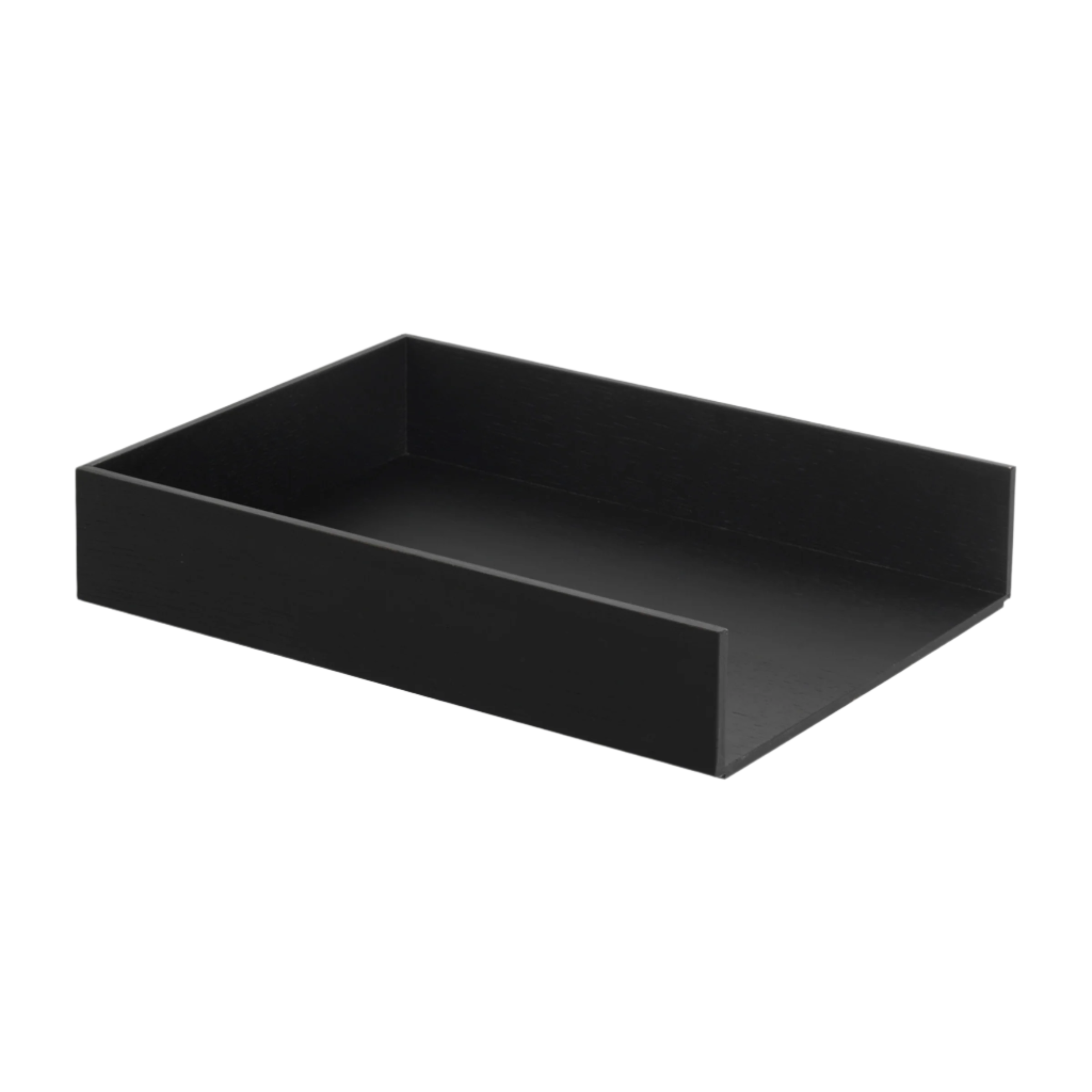 Black Ash Veneer Letter Tray