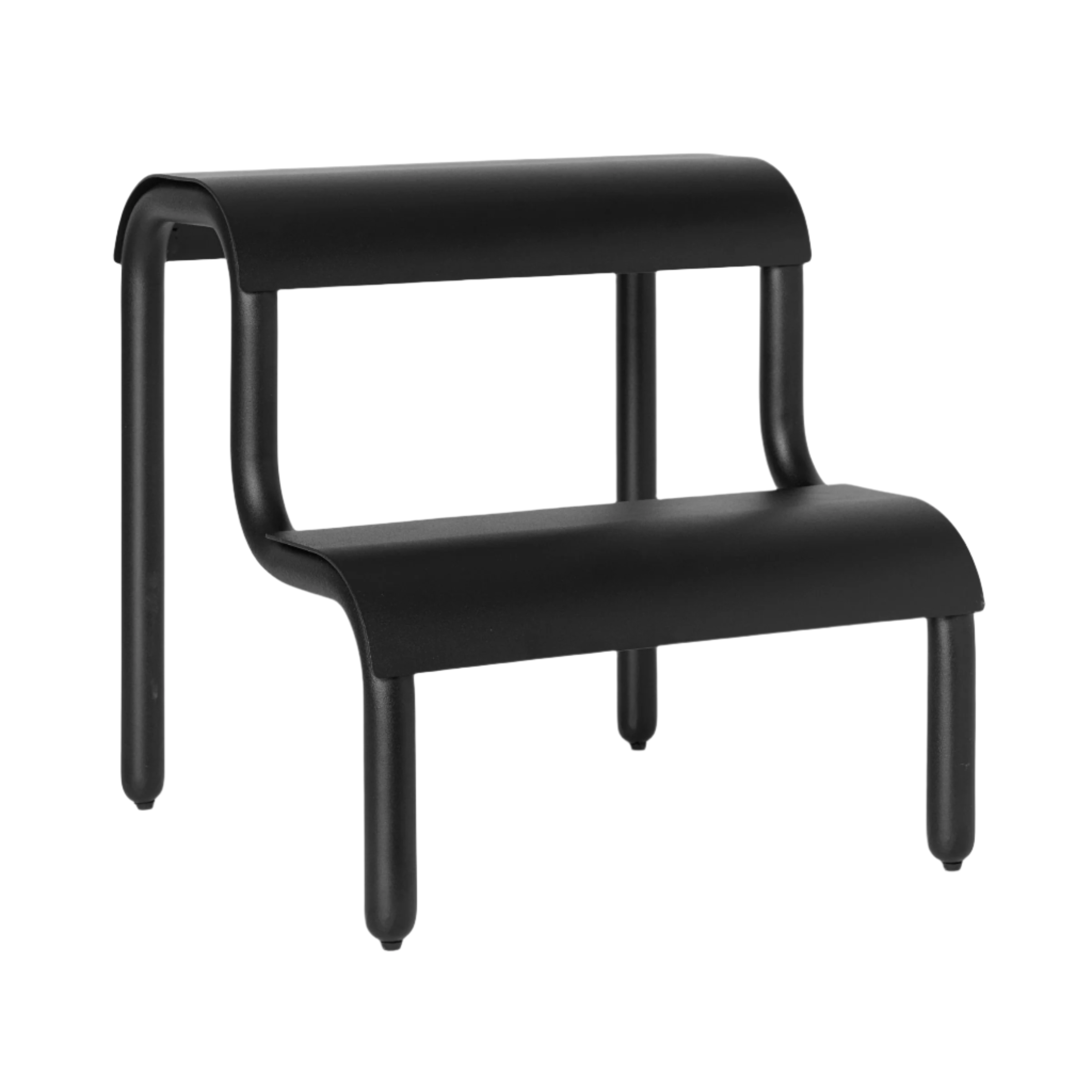 UP STEP Hocker schwarz