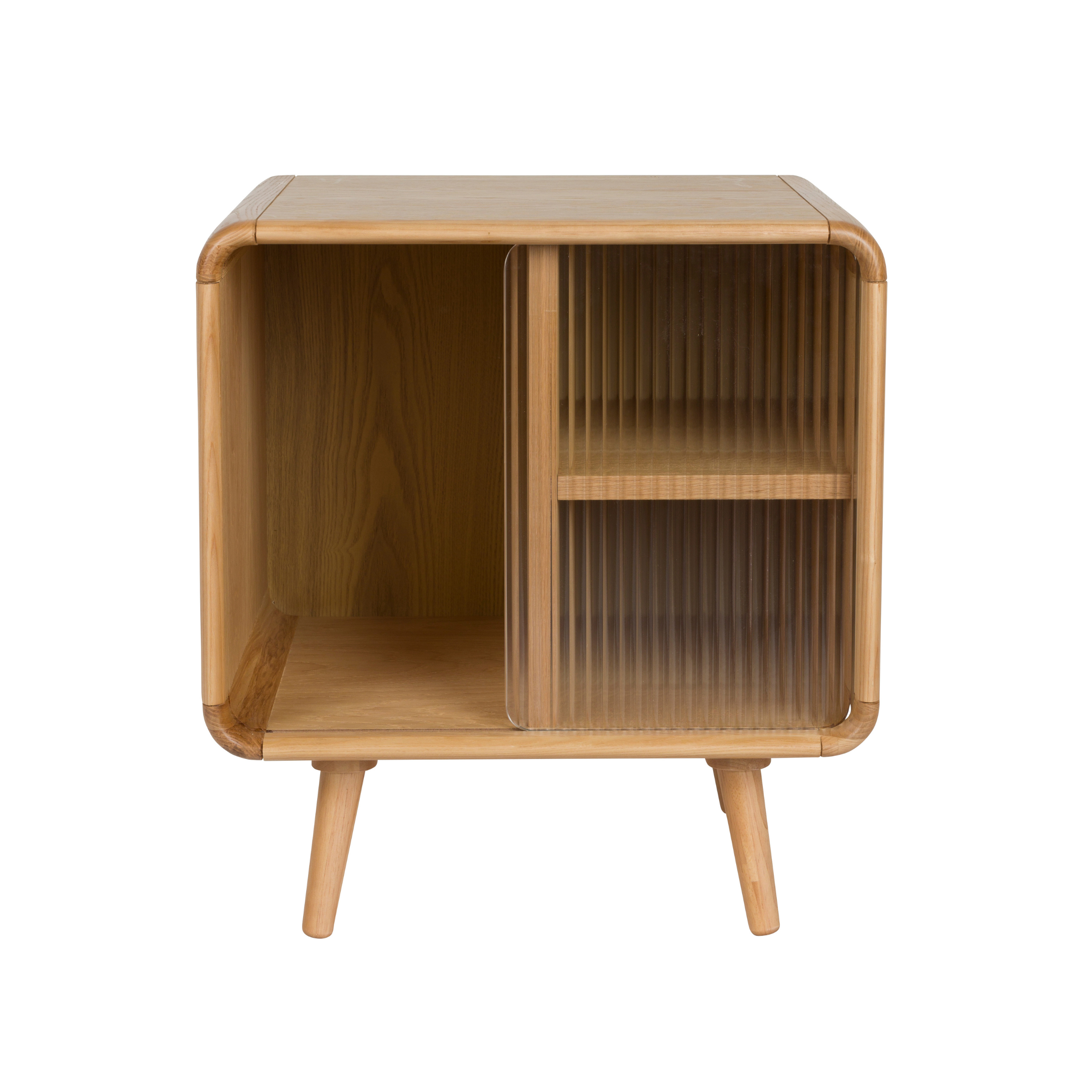 RISE Oak Veneer Cabinet