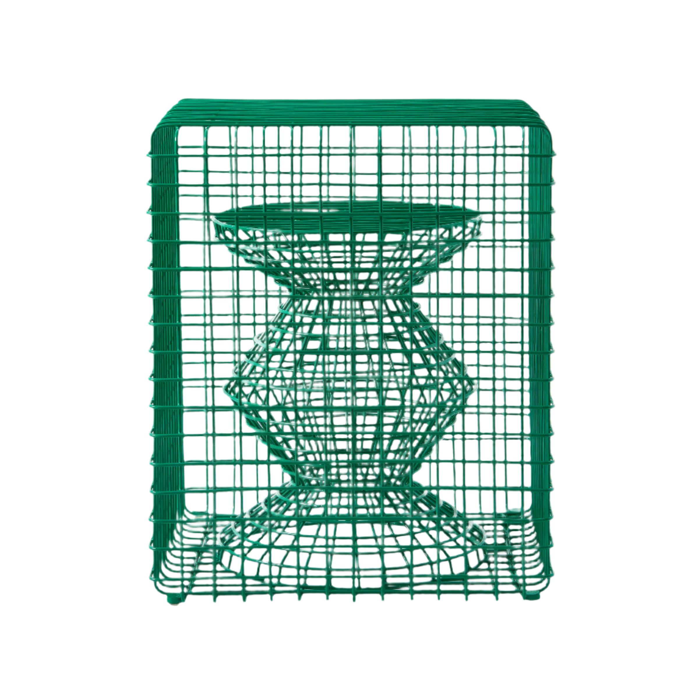 ZIG ZAG WIRE Dekohocker grün
