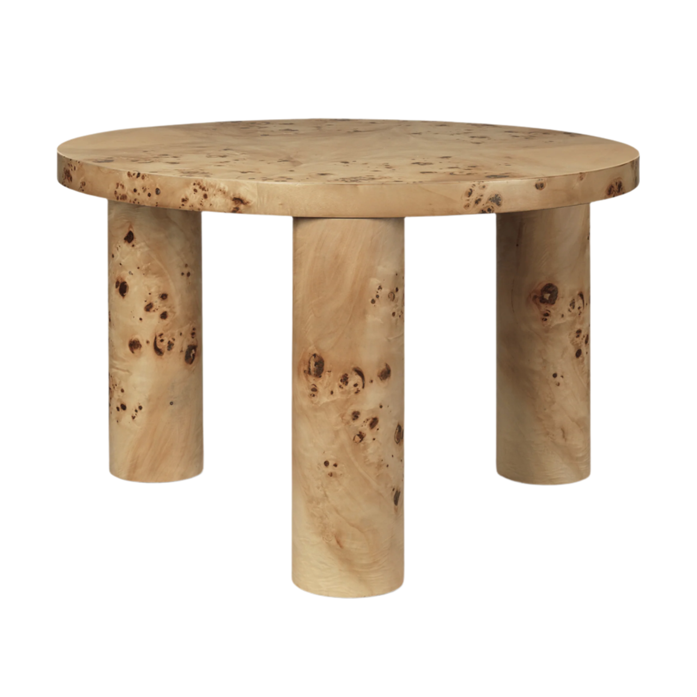POST side table with poplar veneer top