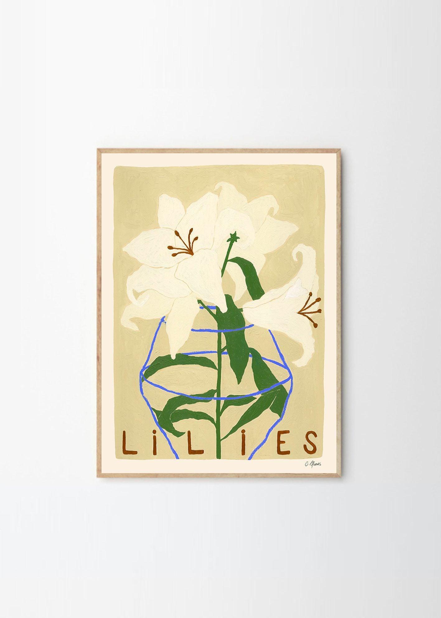 Grafika artystyczna LILIES The Poster Club Eye on Design