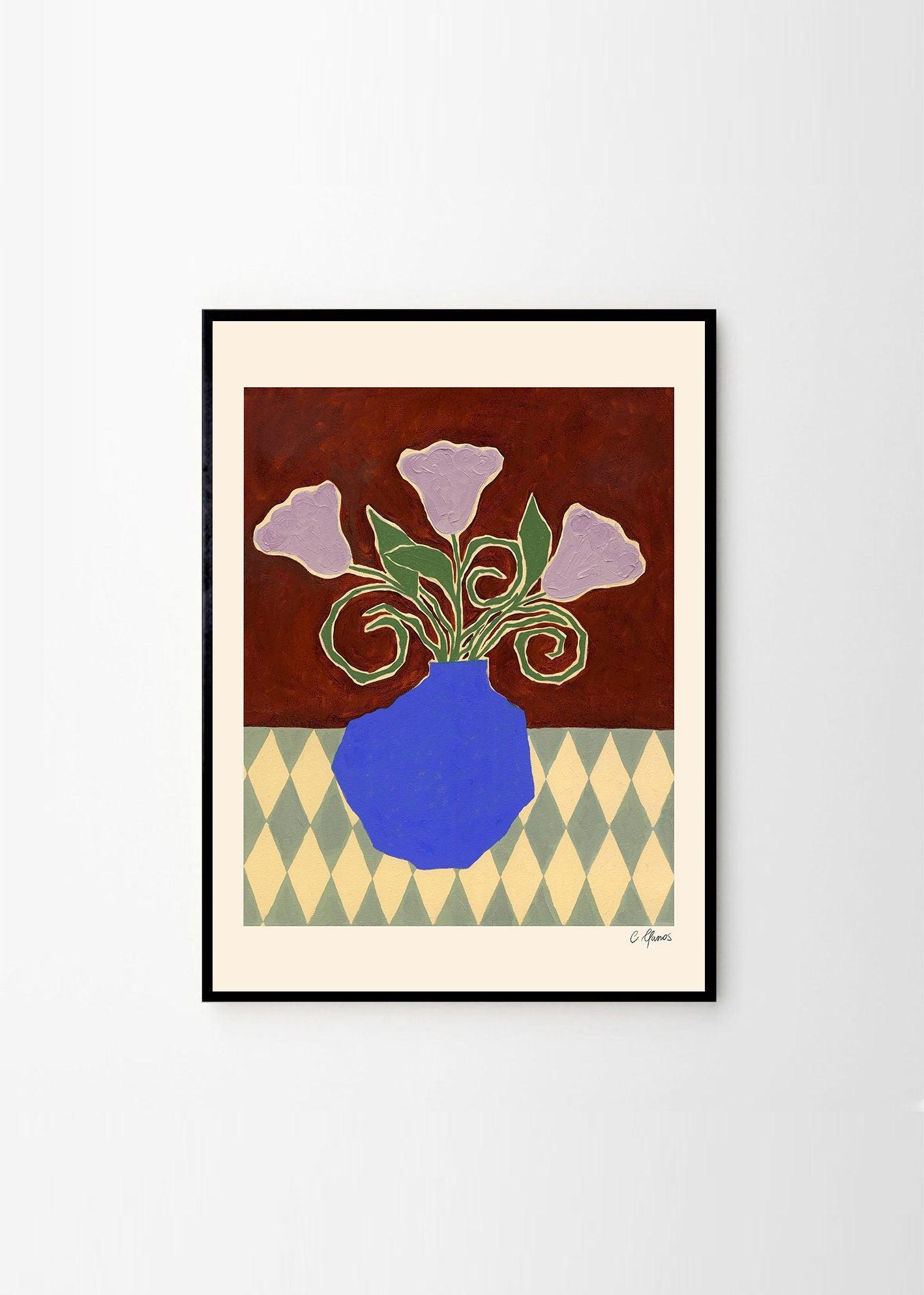 Grafika artystyczna PURPLE FLOWERS The Poster Club Eye on Design