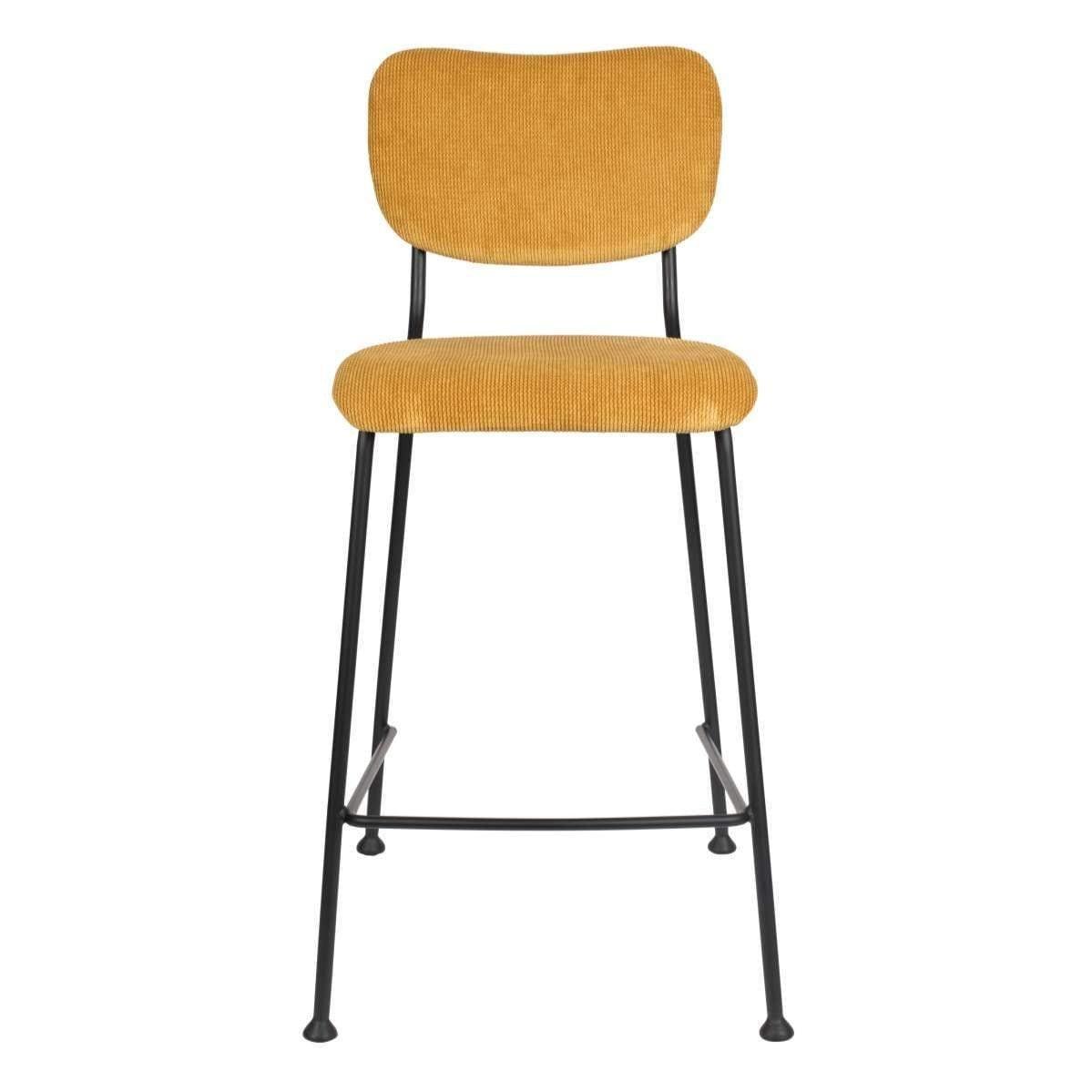 Hoker niski BENSON musztardowy Zuiver Eye on Design