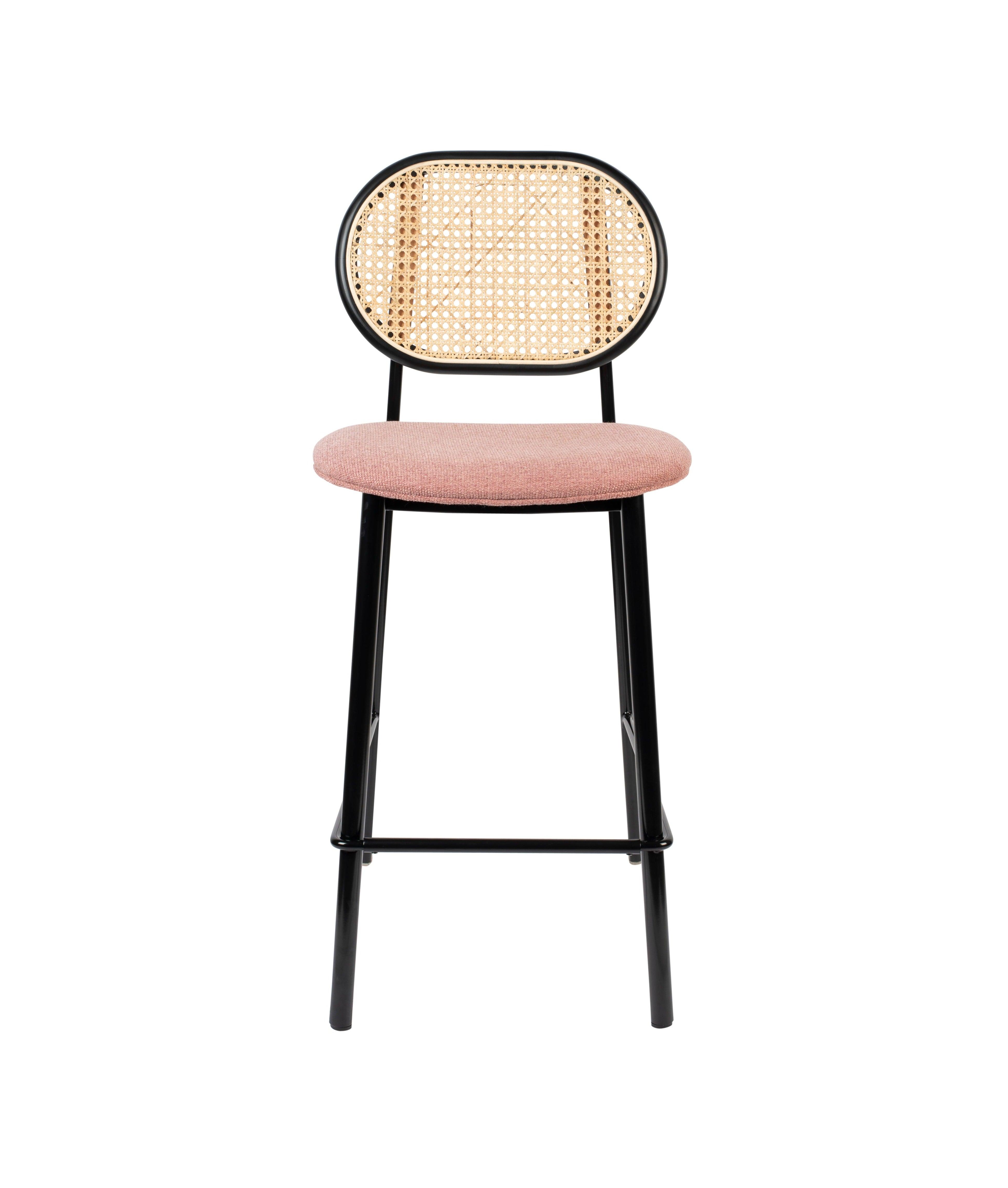 Hoker SPIKE różowy z rattanem Zuiver Eye on Design