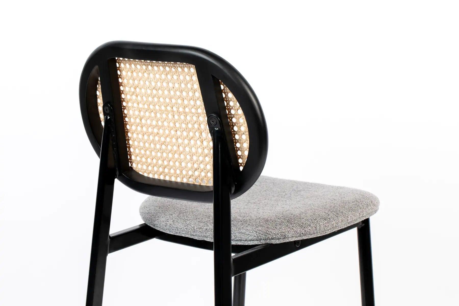 Hoker SPIKE szary z rattanem Zuiver Eye on Design