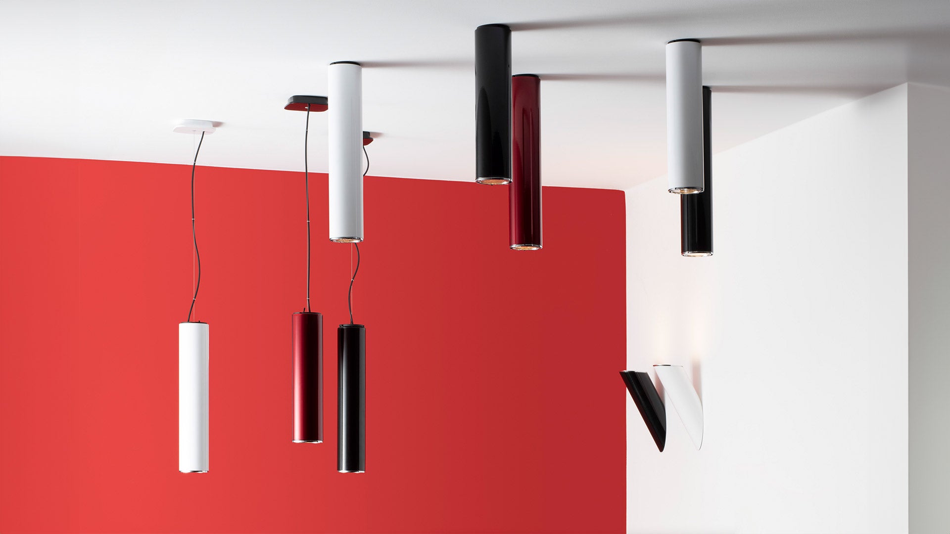 LLIO Wall Lamp Ruby Red