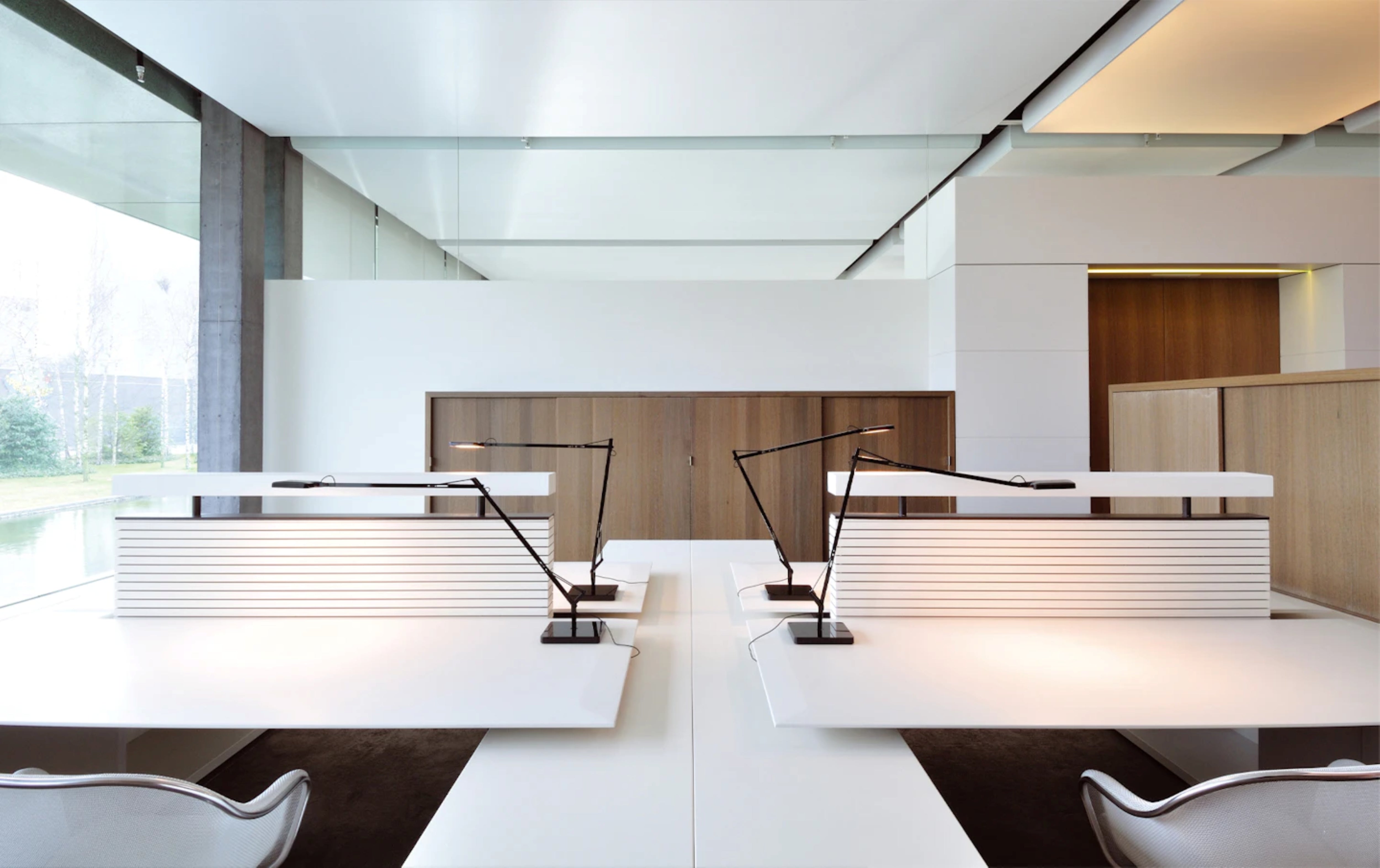 Kelvin LED Reading Floor Lamp White