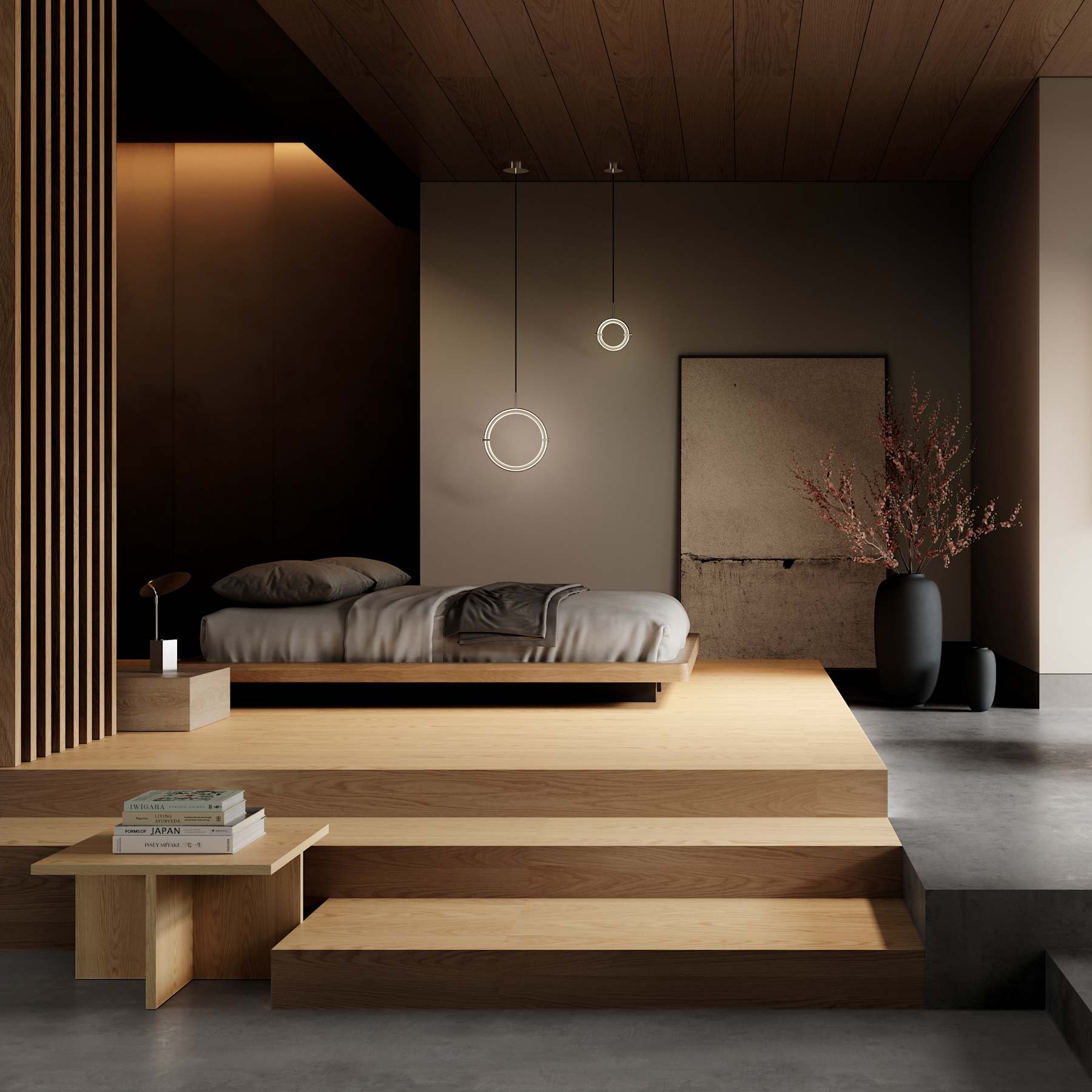 MARU silver pendant lamp