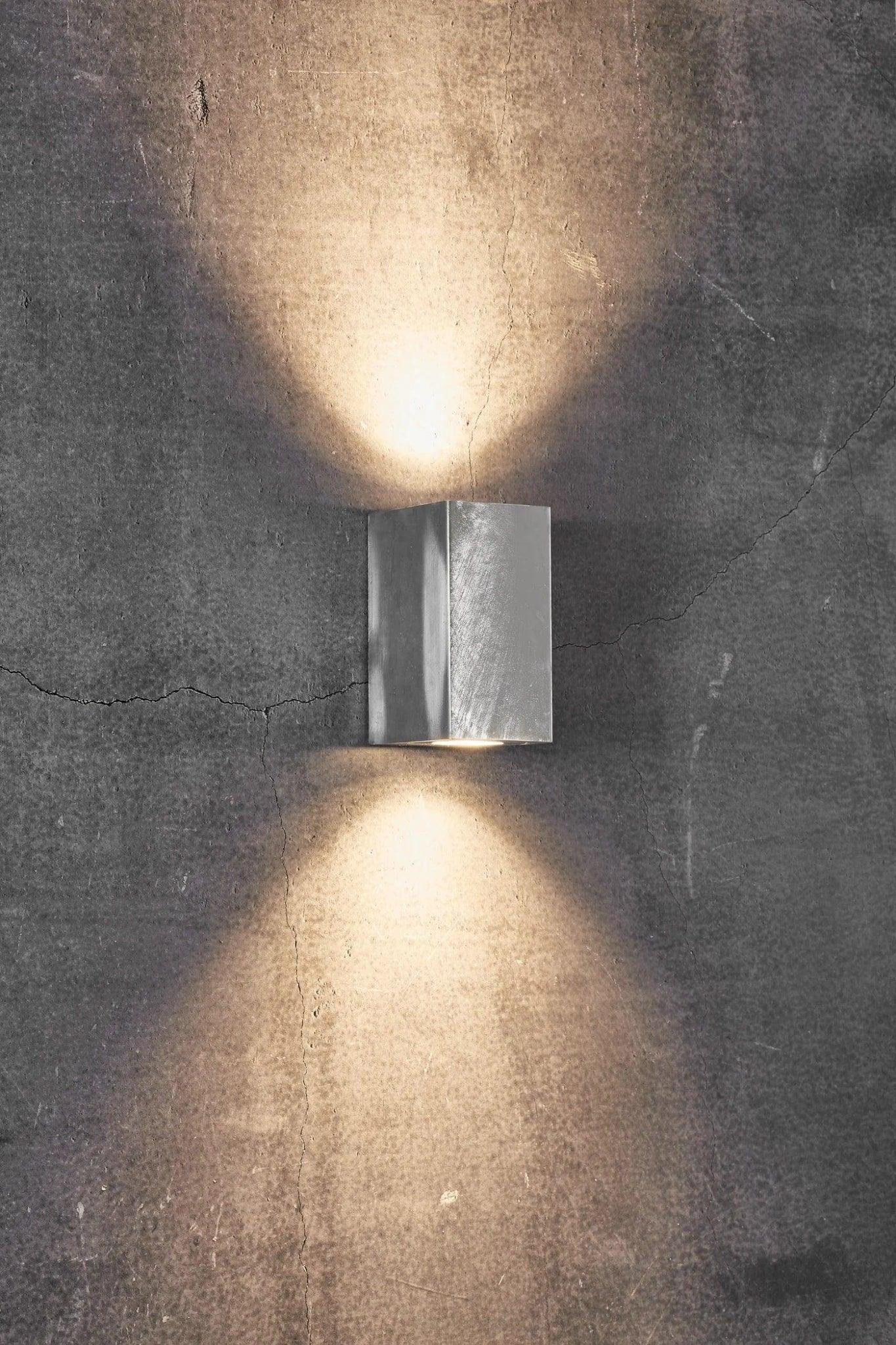 Kinkiet CANTO MAXI KUBI galwanizowany szary Nordlux Eye on Design