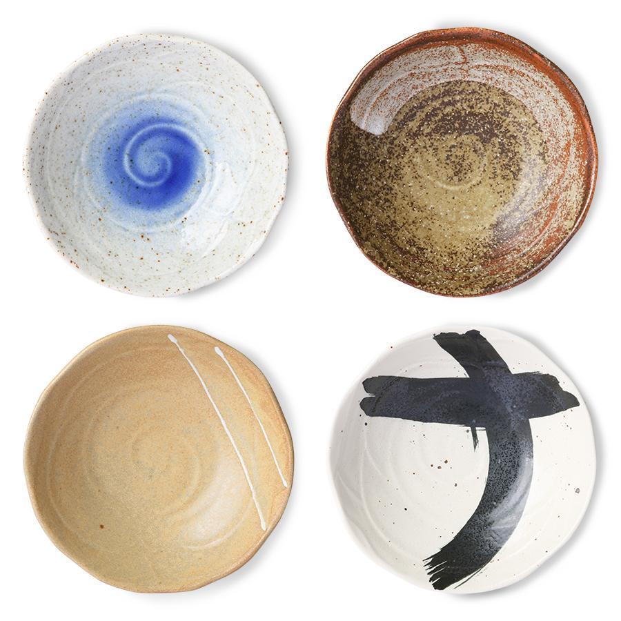 Kolekcja KYOTO zestaw 4 misek HKliving Eye on Design