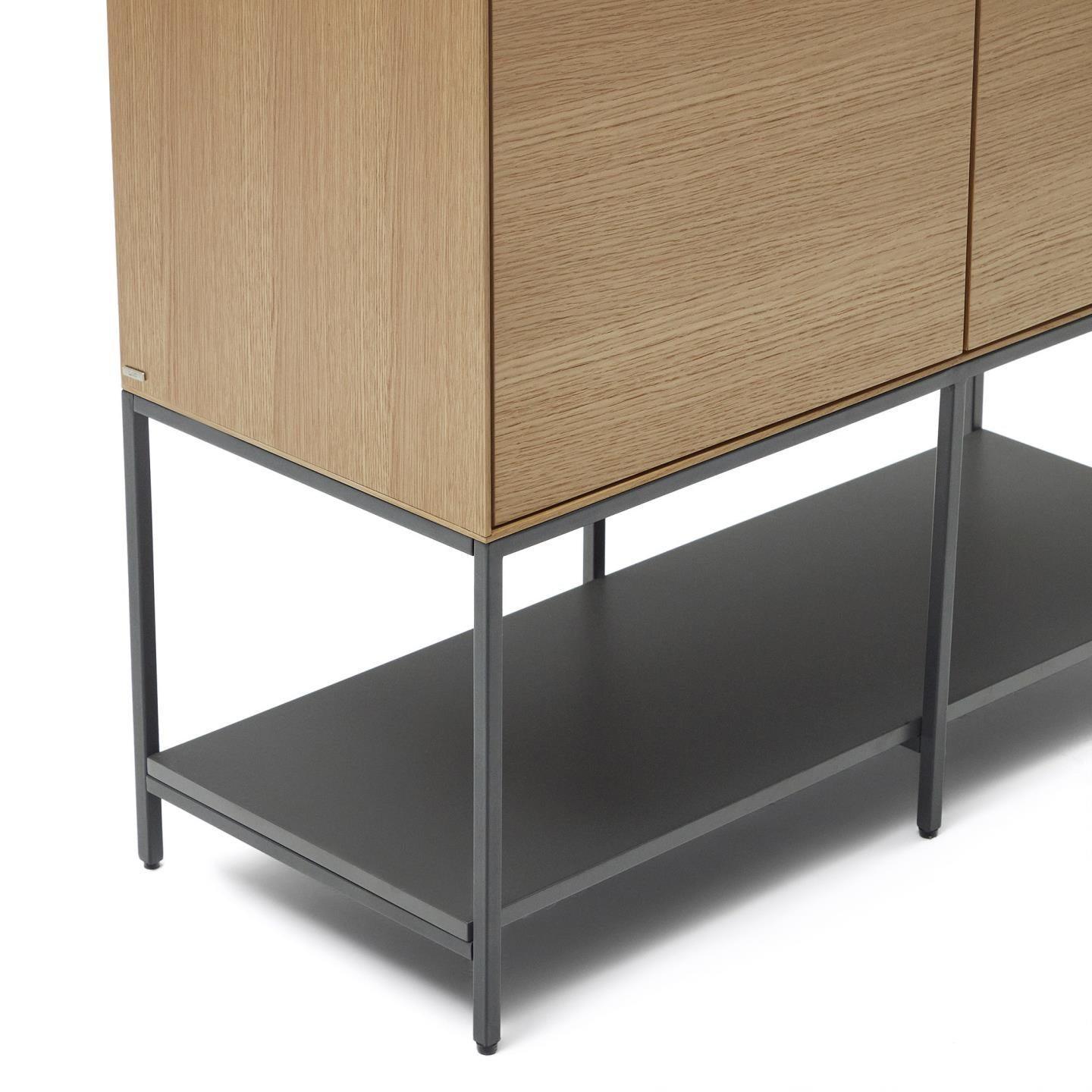 Komoda wysoka 4-drzwiowa VEDRANA fornir dębowy La Forma Eye on Design