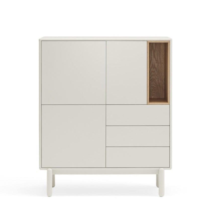Komoda wysoka CORVO kremowy Teulat Eye on Design