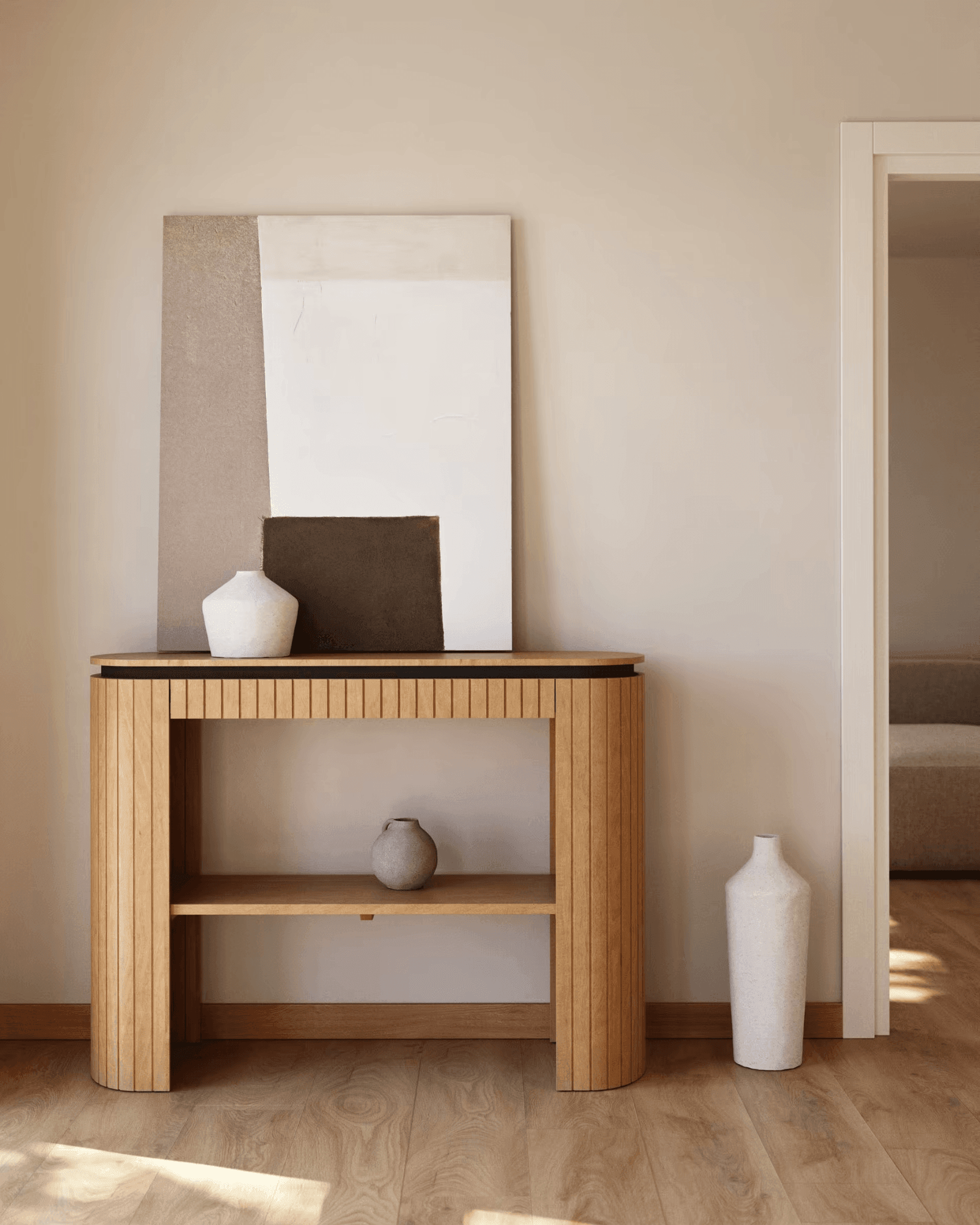 Konsola LICIA lite drewno mango La Forma Eye on Design