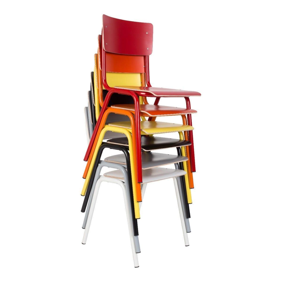 Krzesło BACK TO SCHOOL biały Zuiver Eye on Design