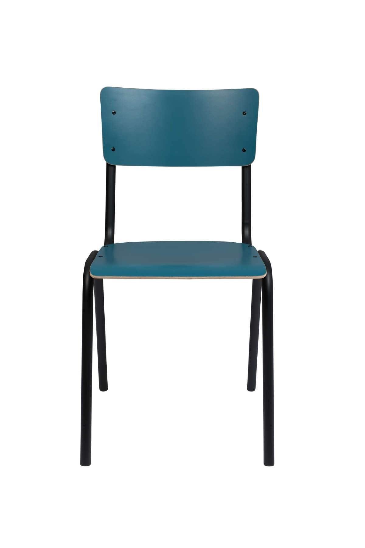 Krzesło BACK TO SCHOOL niebieski Zuiver Eye on Design