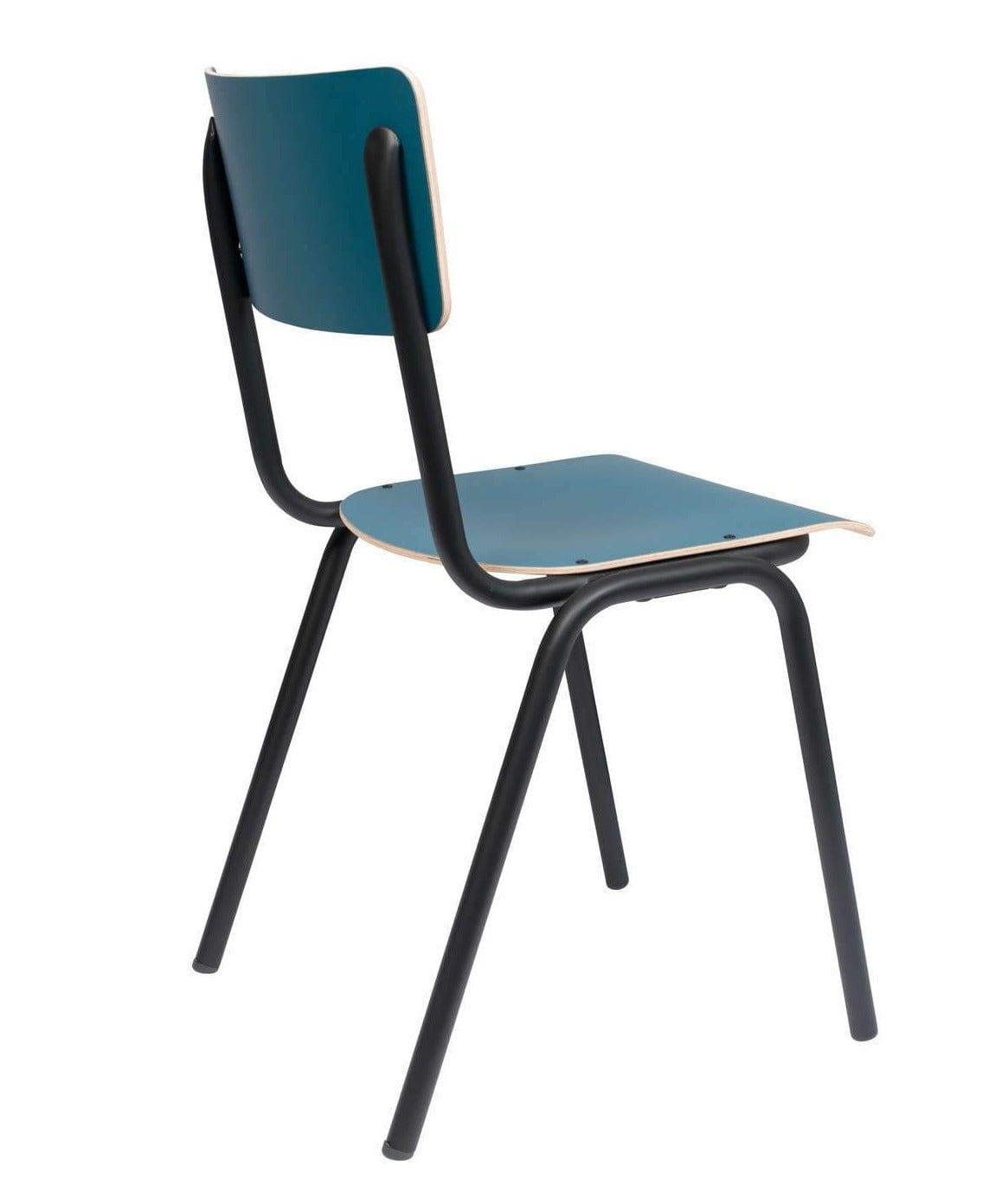 Krzesło BACK TO SCHOOL niebieski Zuiver Eye on Design