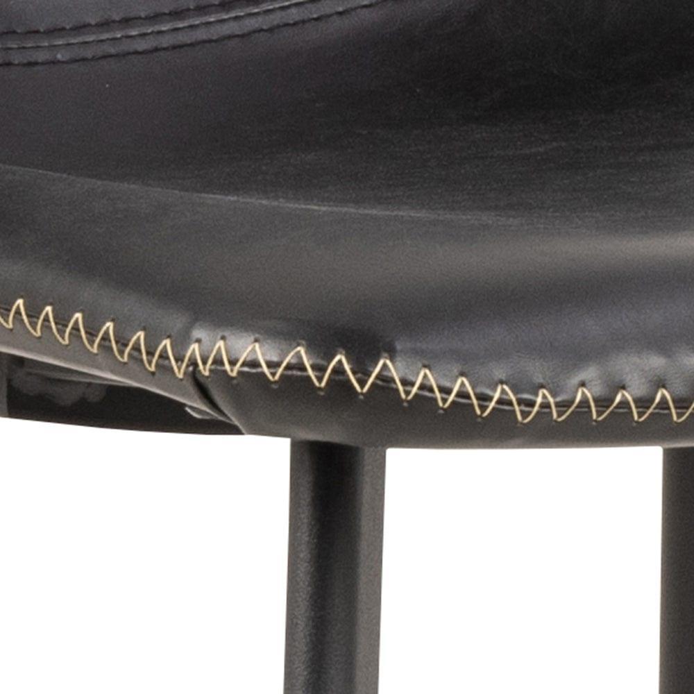 Krzesło barowe ALVA czarna ekoskóra Actona Eye on Design