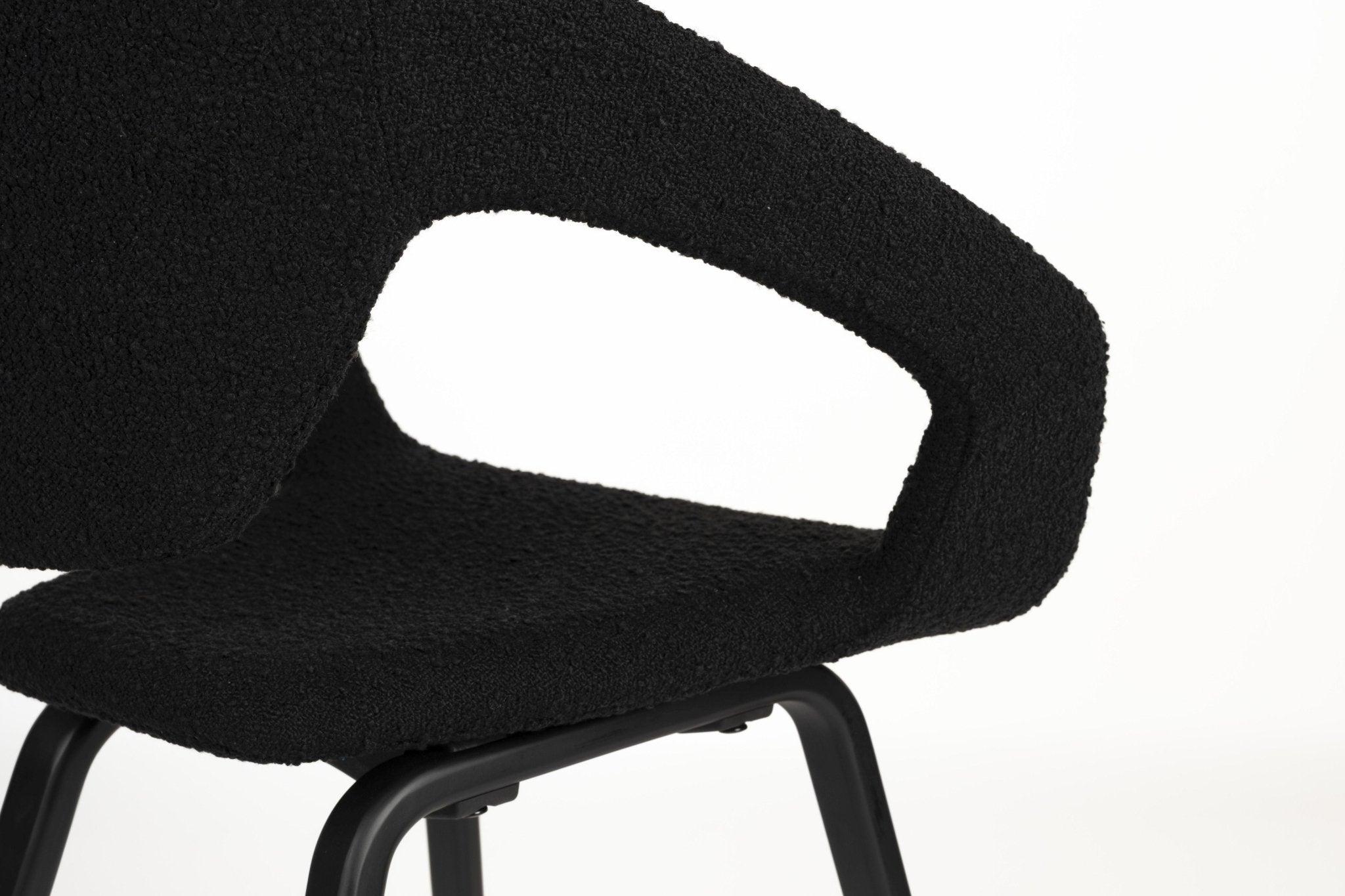 Krzesło FLEXBACK czarny Zuiver Eye on Design