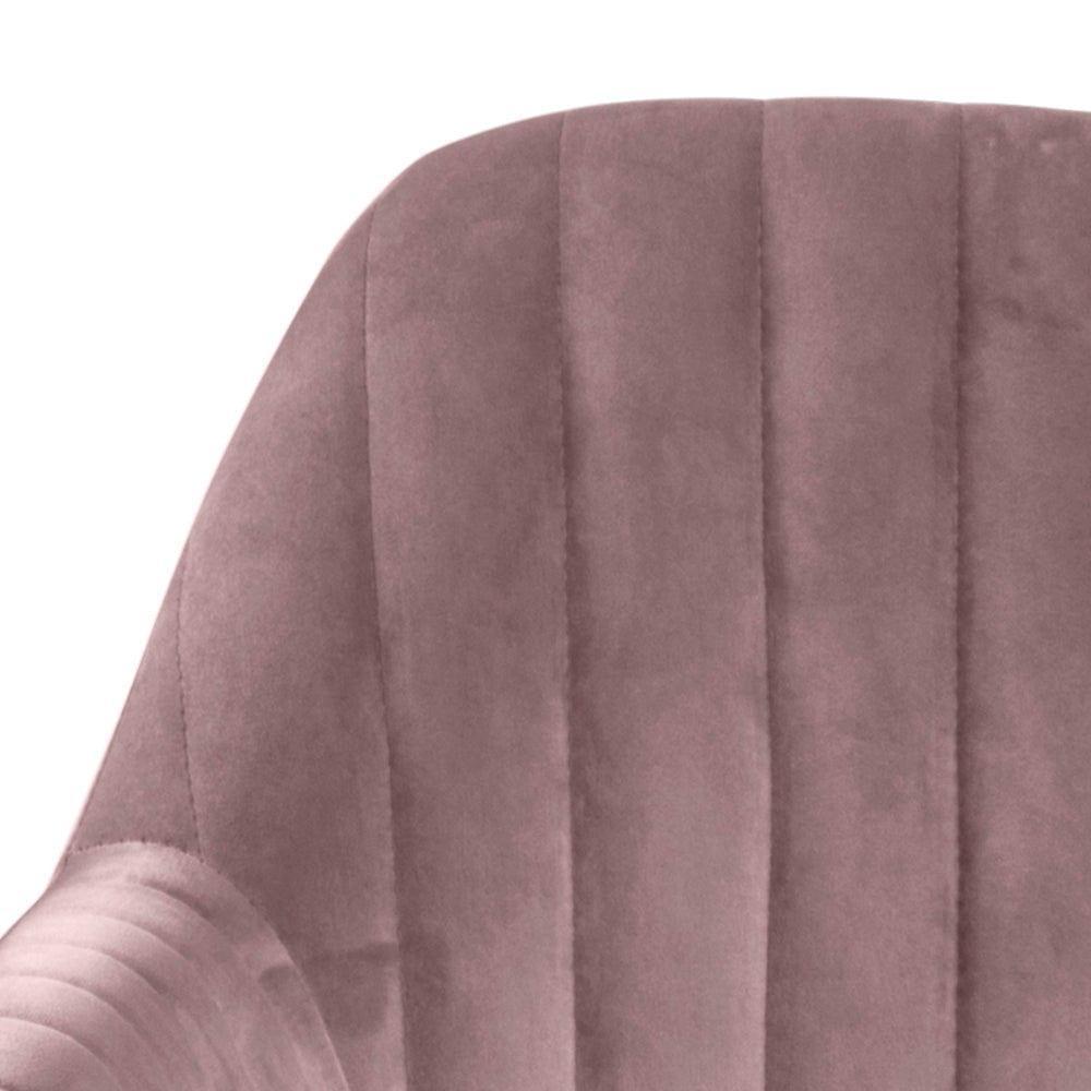 Krzesło MIKKEL różowy z czarną podstawą Home Essentials Eye on Design