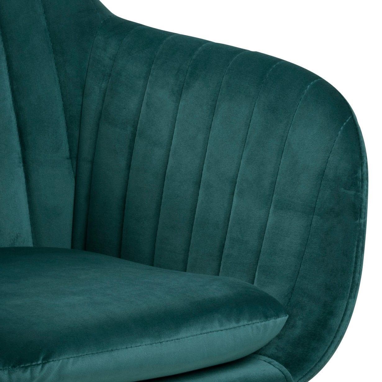 Krzesło MIKKEL zielony z drewnianą podstawą Home Essentials Eye on Design