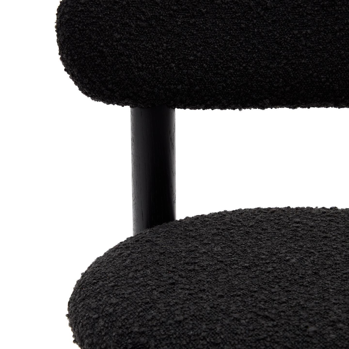 Krzesło NEBAI czarny boucle La Forma Eye on Design