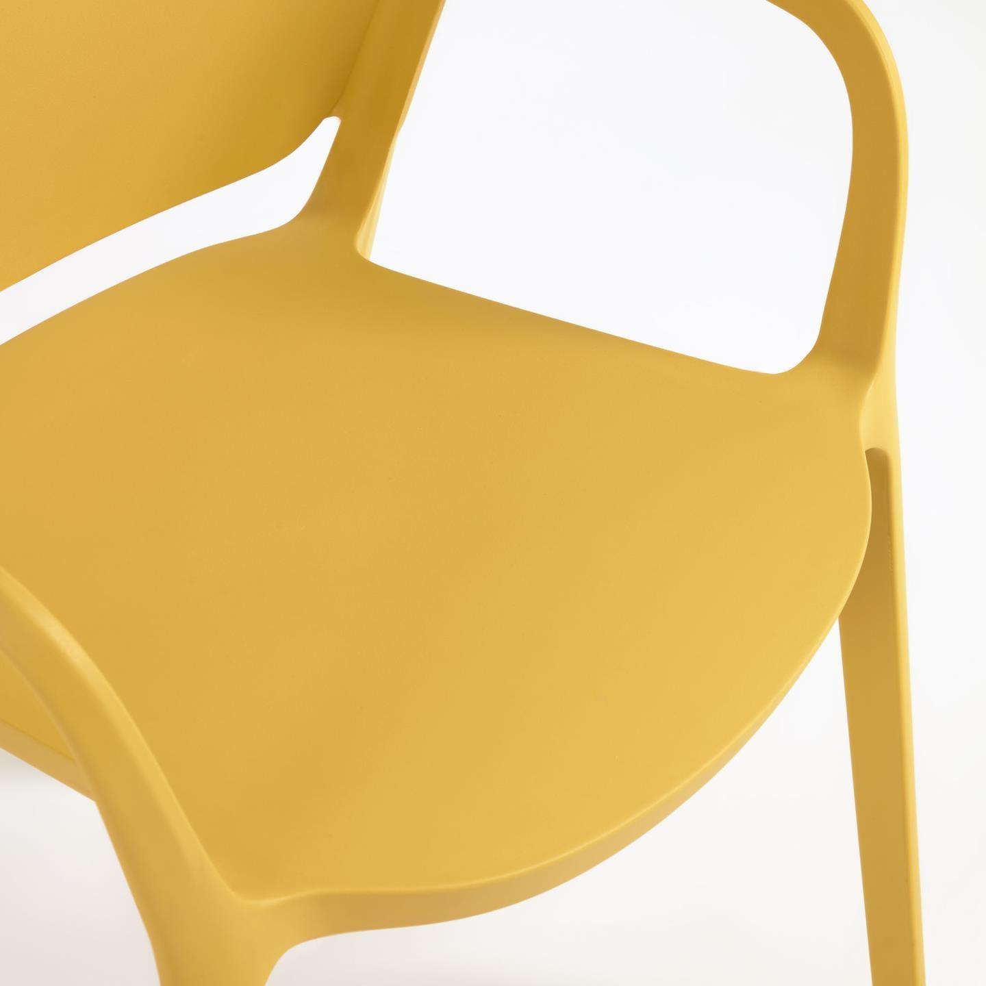 Krzesło ogrodowe ANIA żółty La Forma Eye on Design